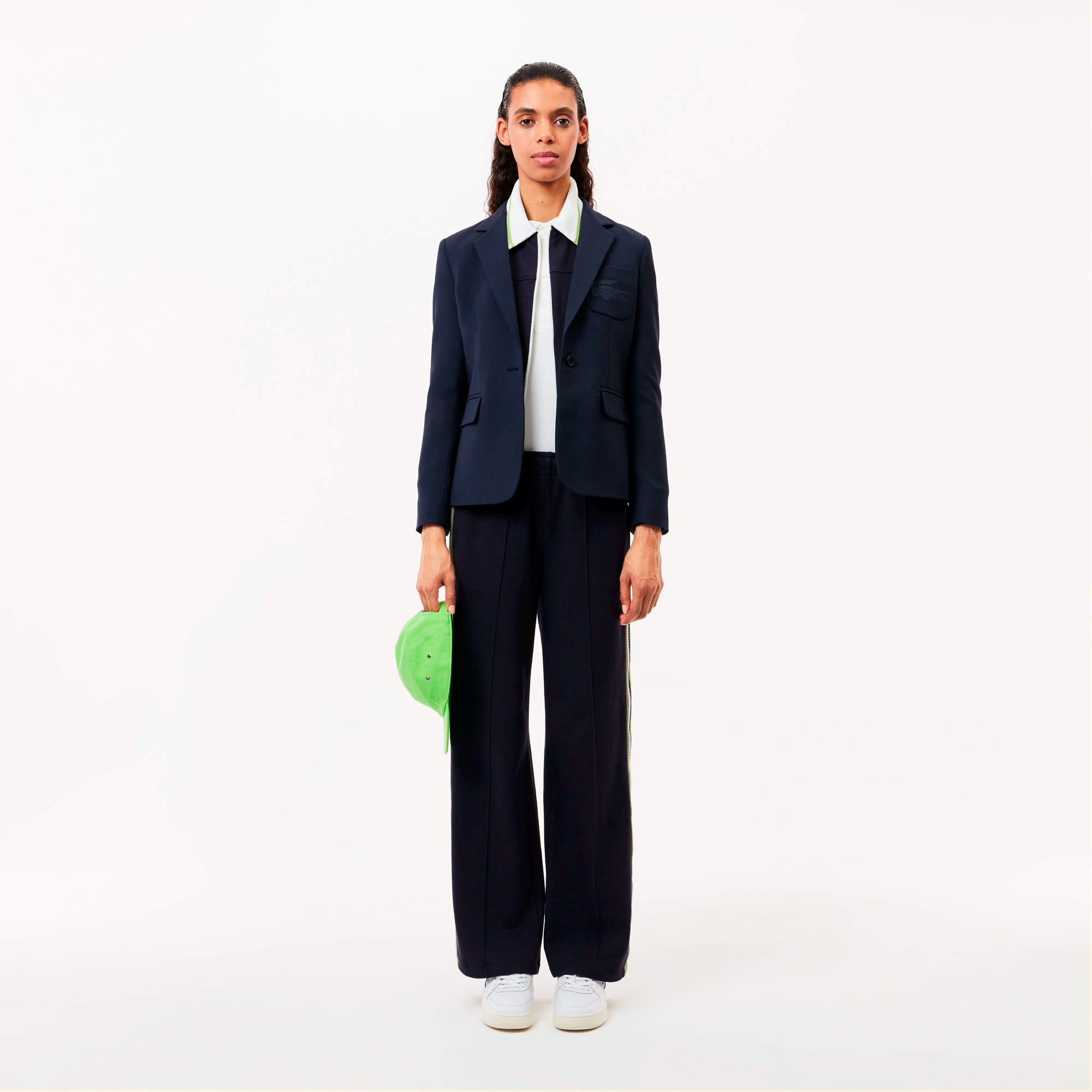 ウィメンズソリッドゴルフポロシャツ