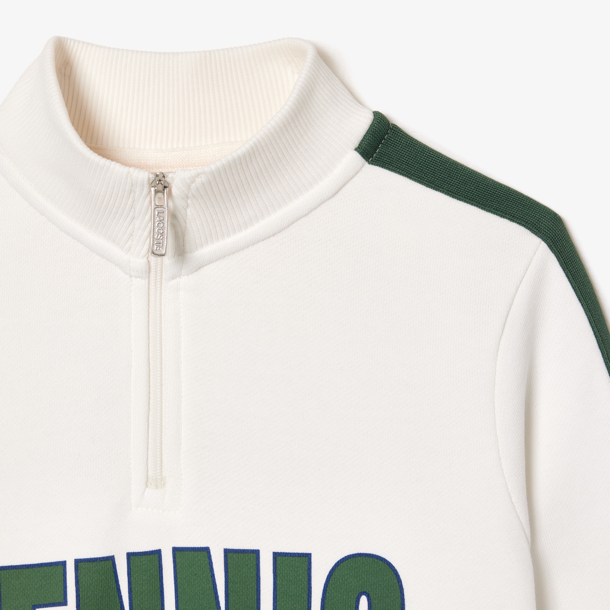 ラコステ テニス ハーフジップJUNIORスウェット