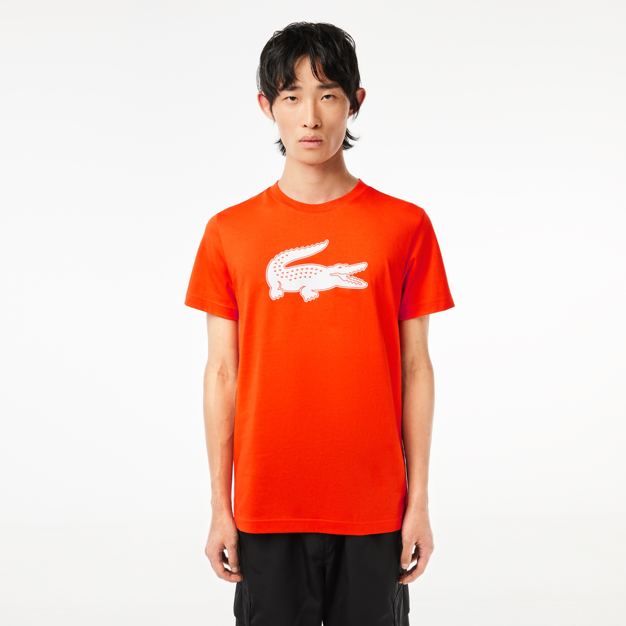 コットンブレンドウルトラドライロゴプリントTシャツ