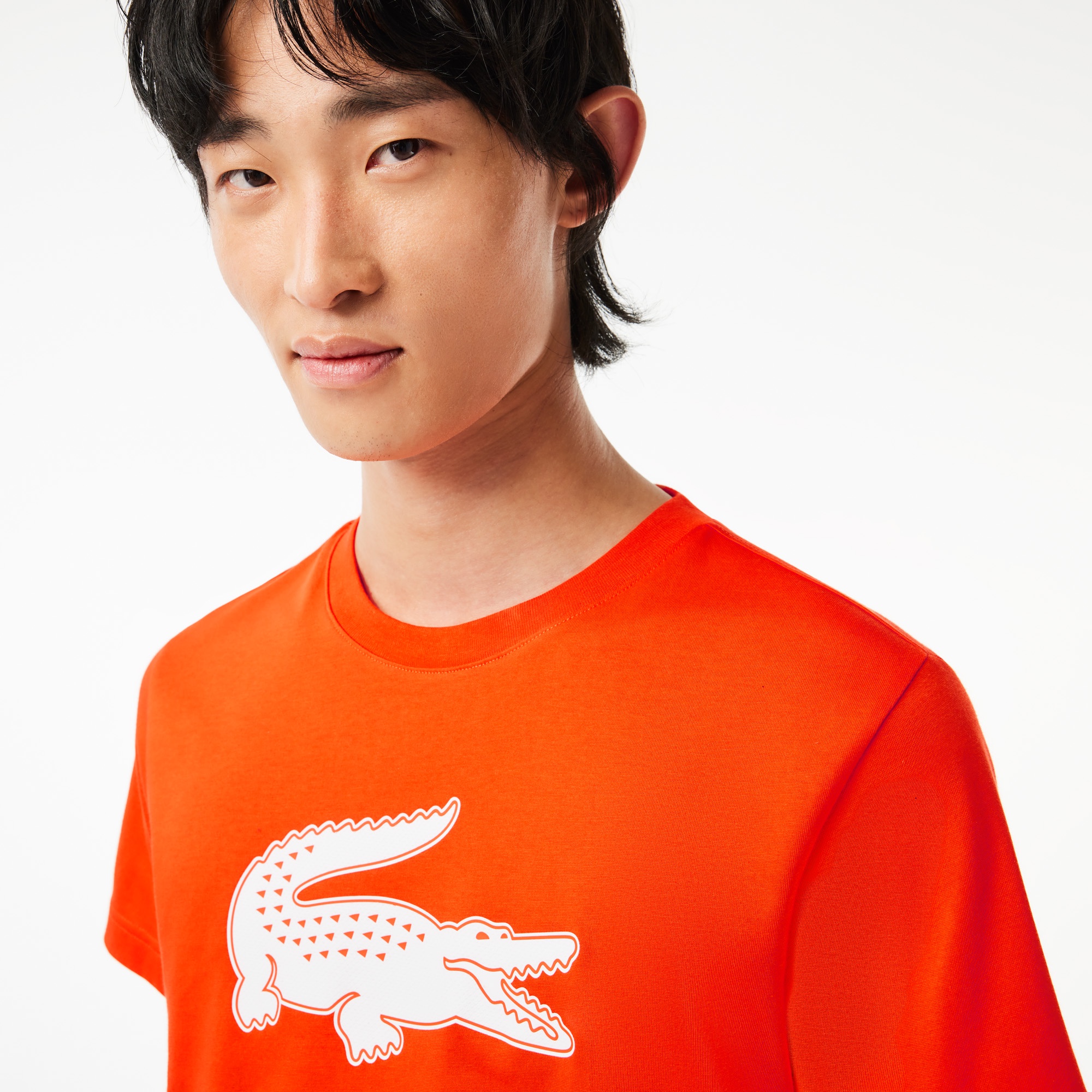 コットンブレンドウルトラドライロゴプリントTシャツ