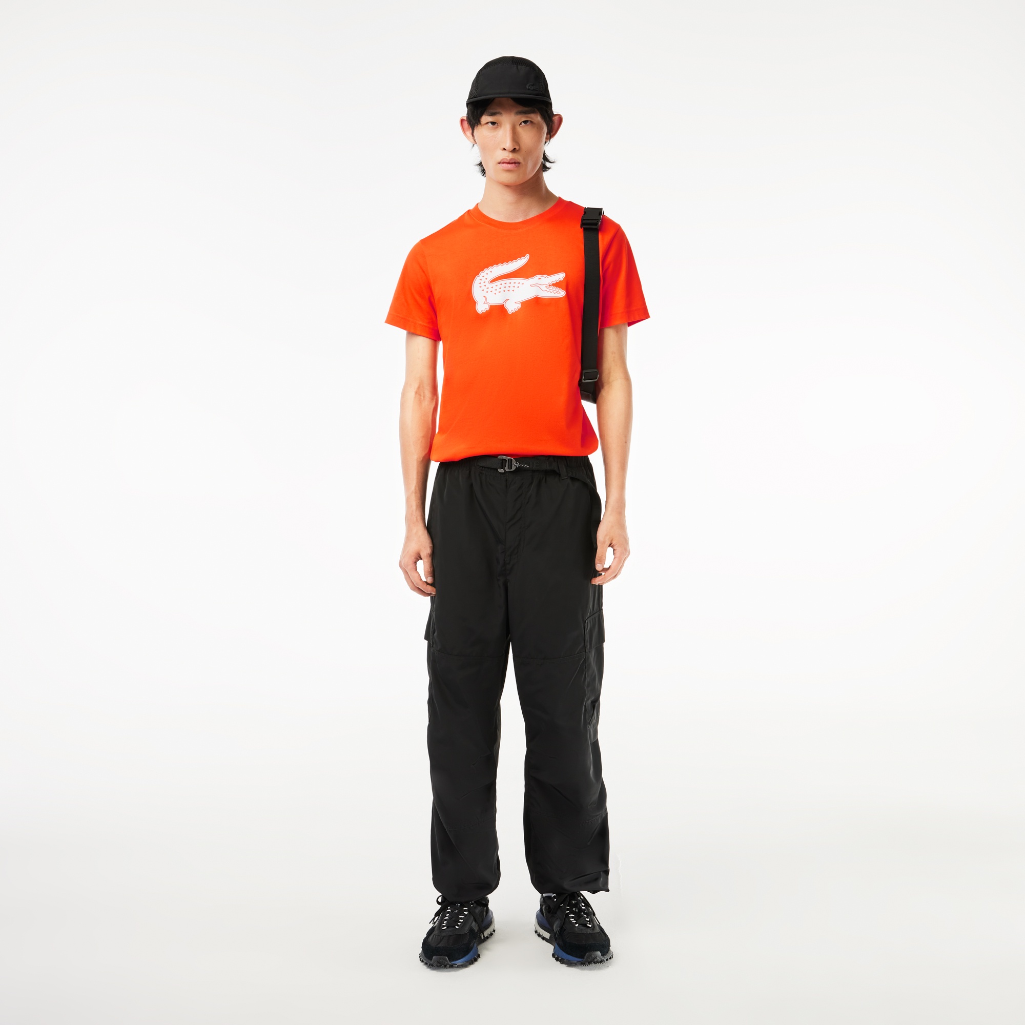 コットンブレンドウルトラドライロゴプリントTシャツ