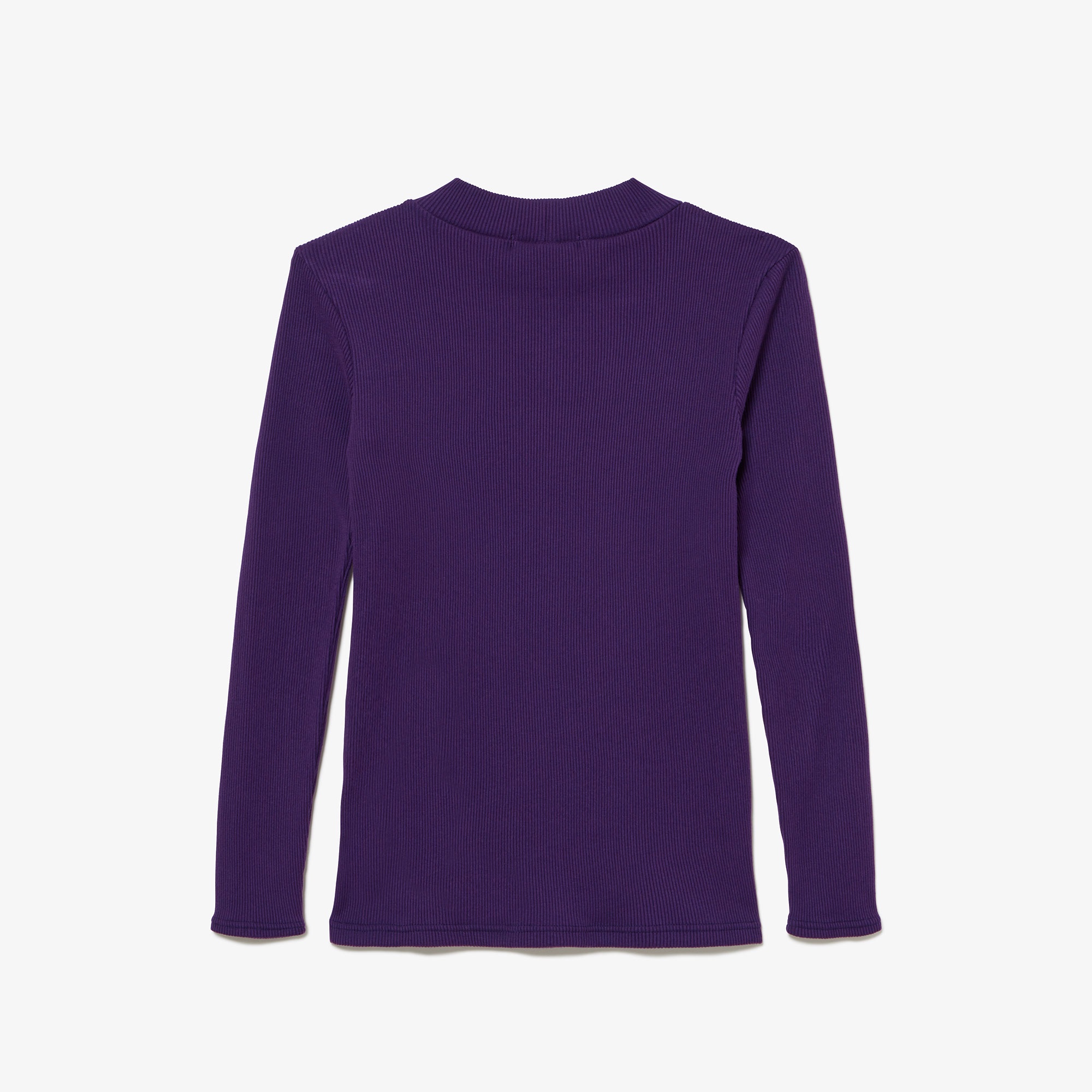 モックネックロングスリーブTシャツ