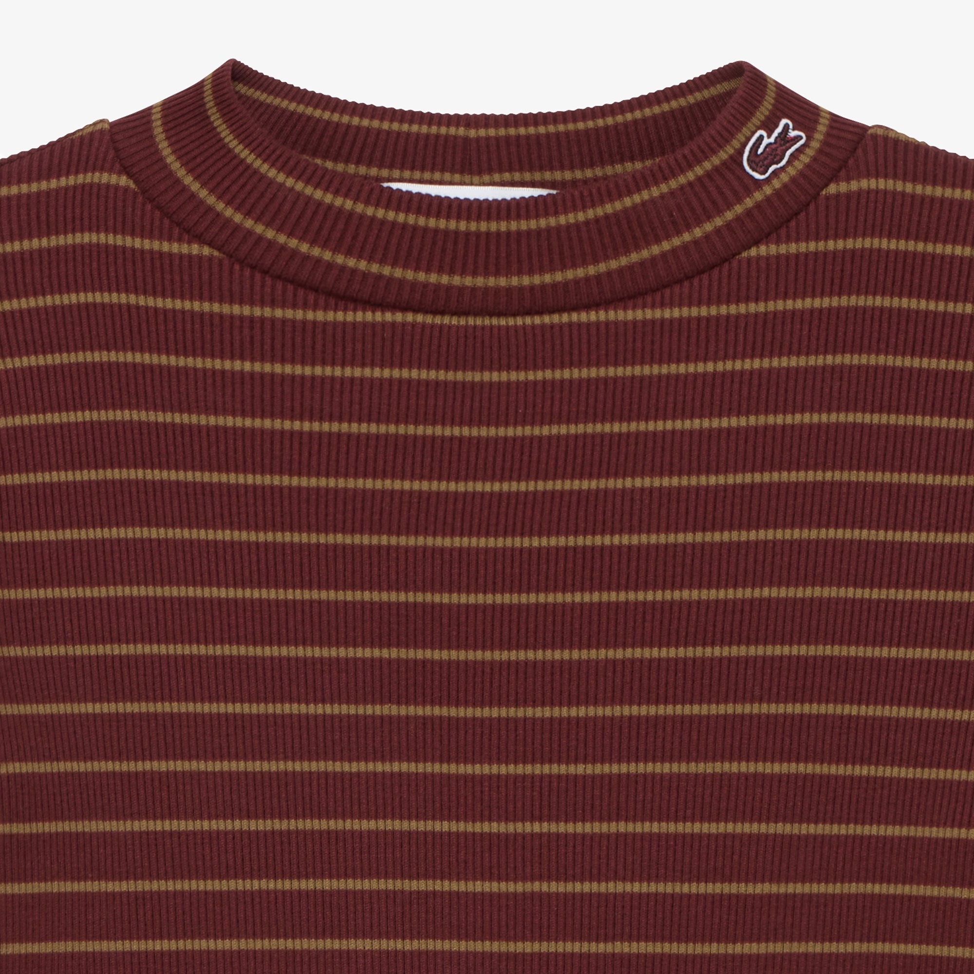 モックネックロングスリーブTシャツ