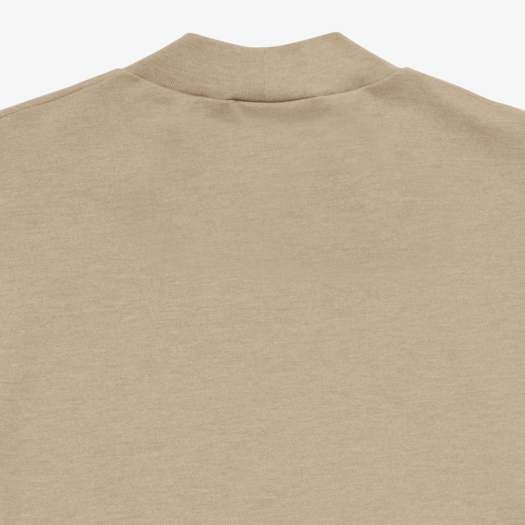 5分袖モックネックサマーニットTシャツ