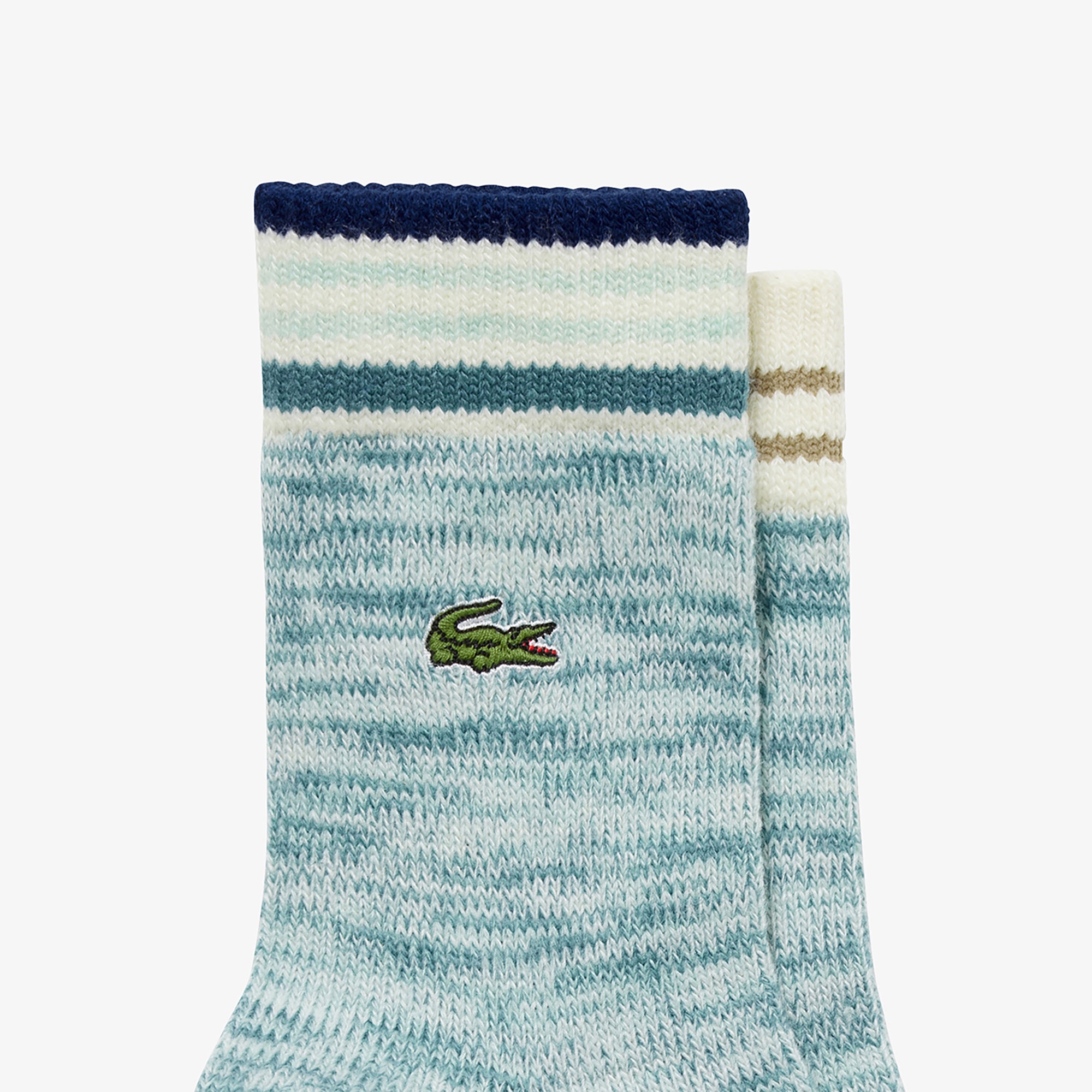 ウールブレンドメランジニットショートソックス