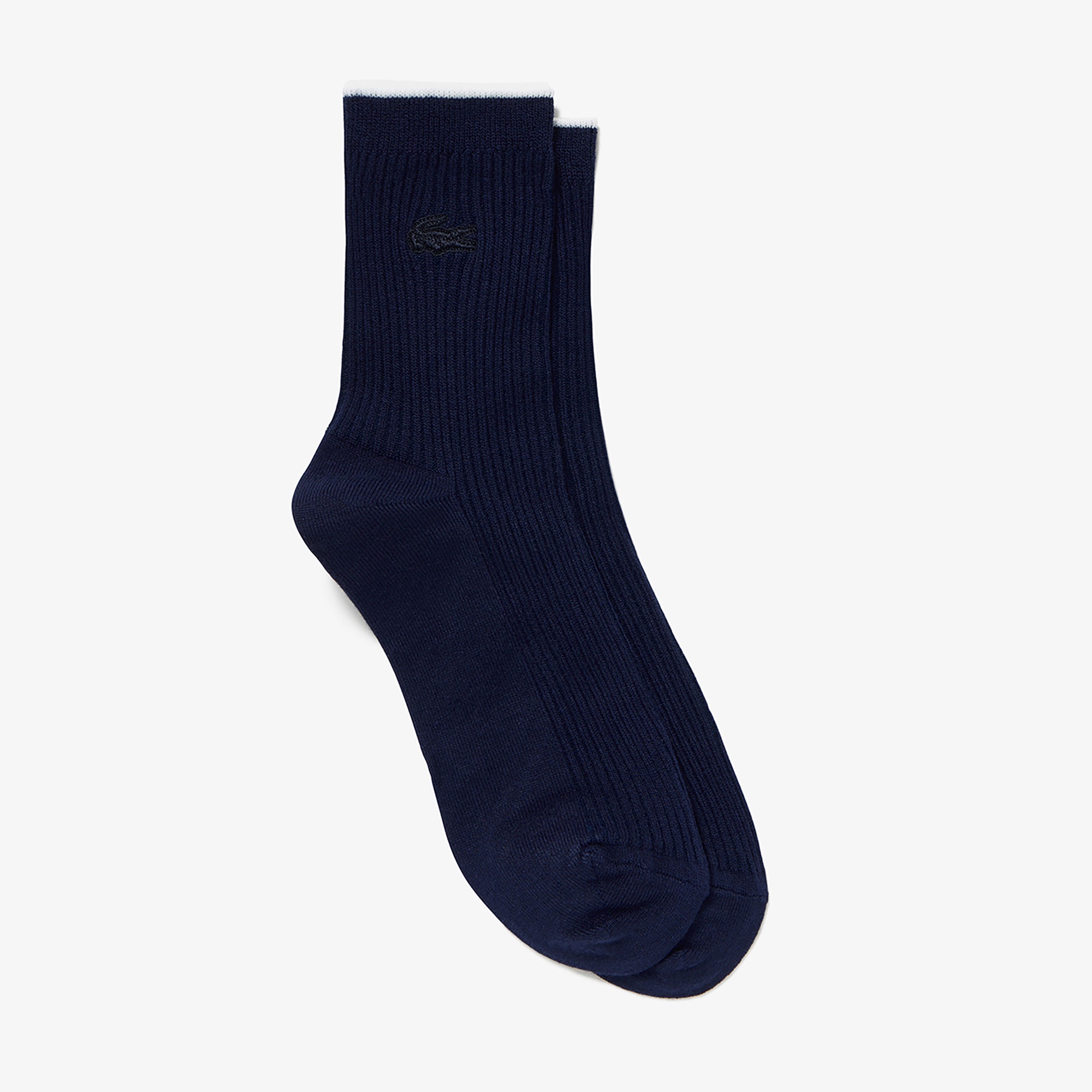 レーヨンシルクブレンドリブニットソックス