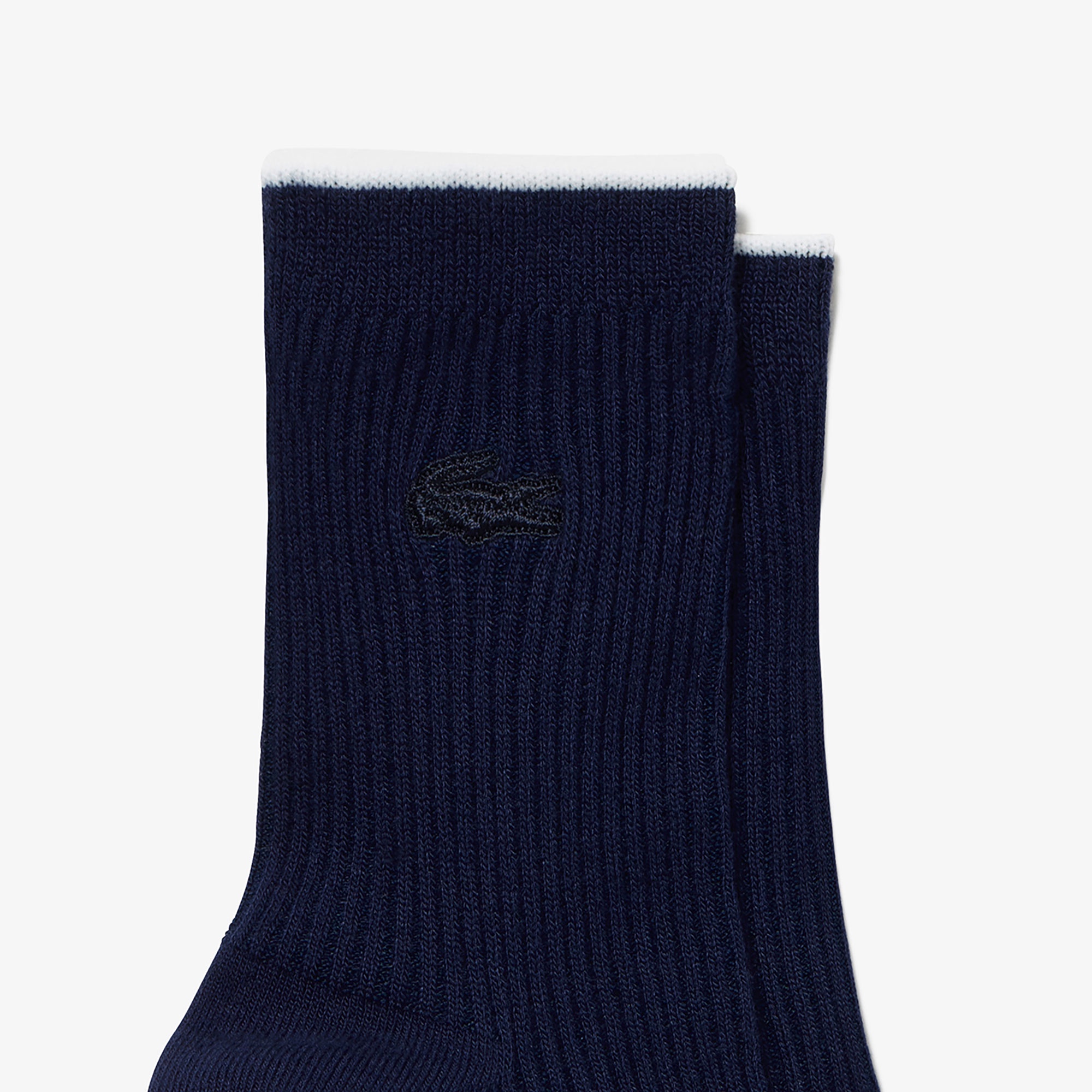 レーヨンシルクブレンドリブニットソックス