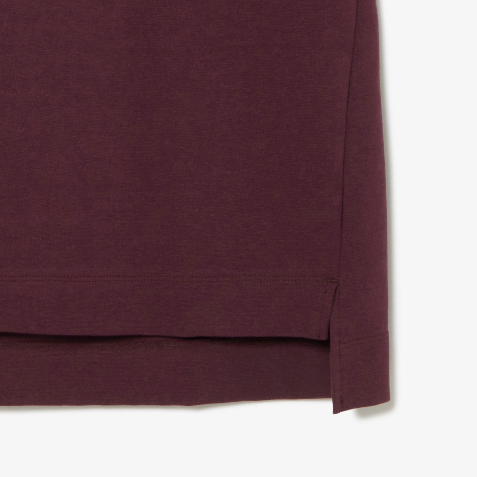 モックネックミラノリブニットTシャツ