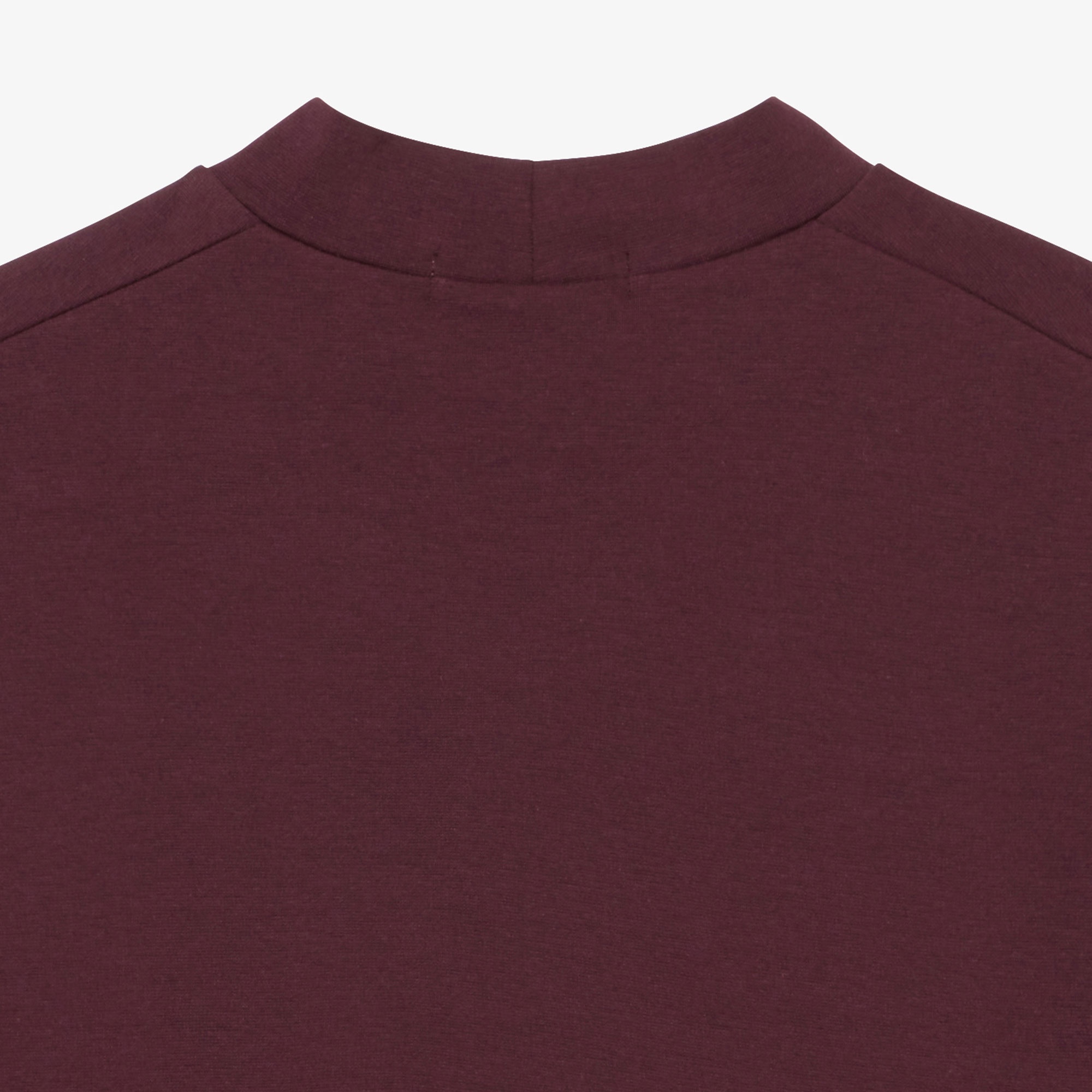 モックネックミラノリブニットTシャツ