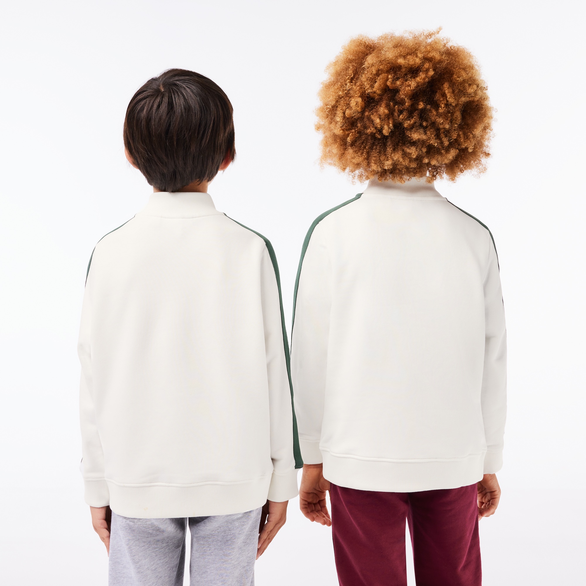 ラコステ テニス ハーフジップJUNIORスウェット