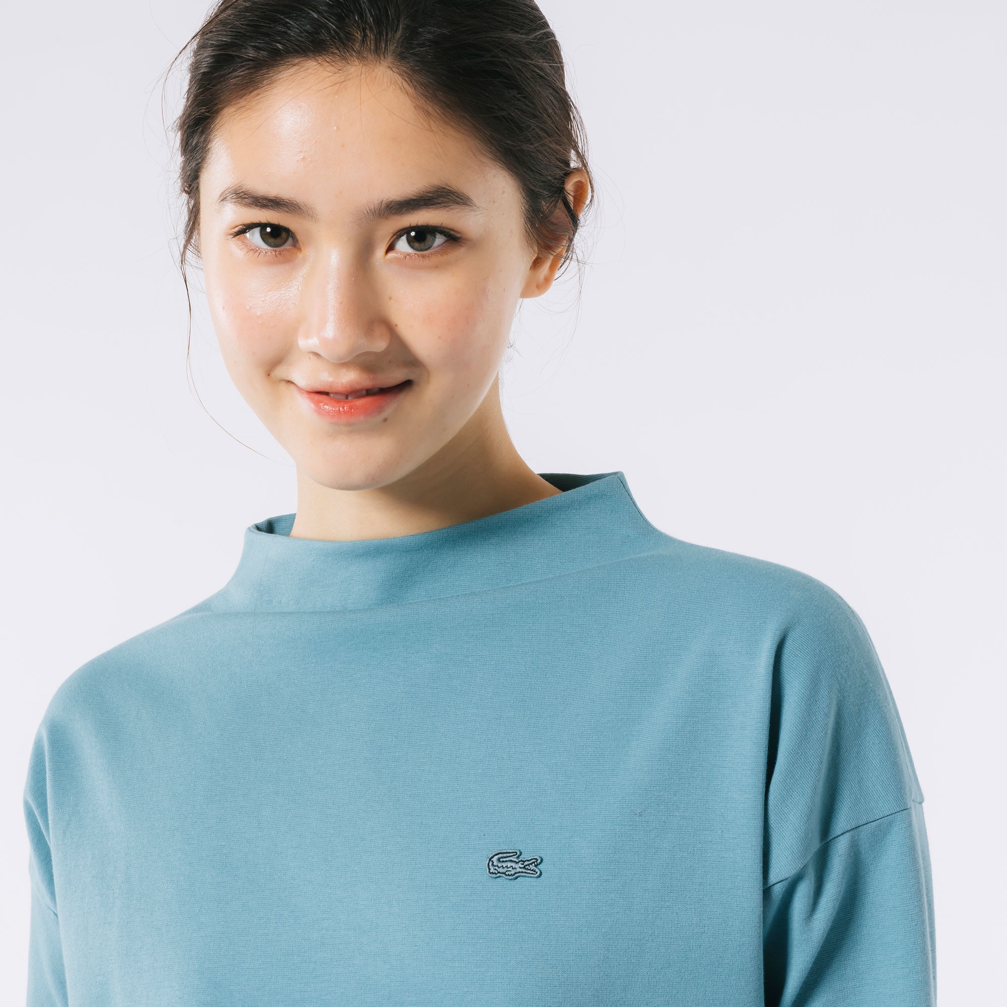 ボトルネックミラノリブプルオーバー