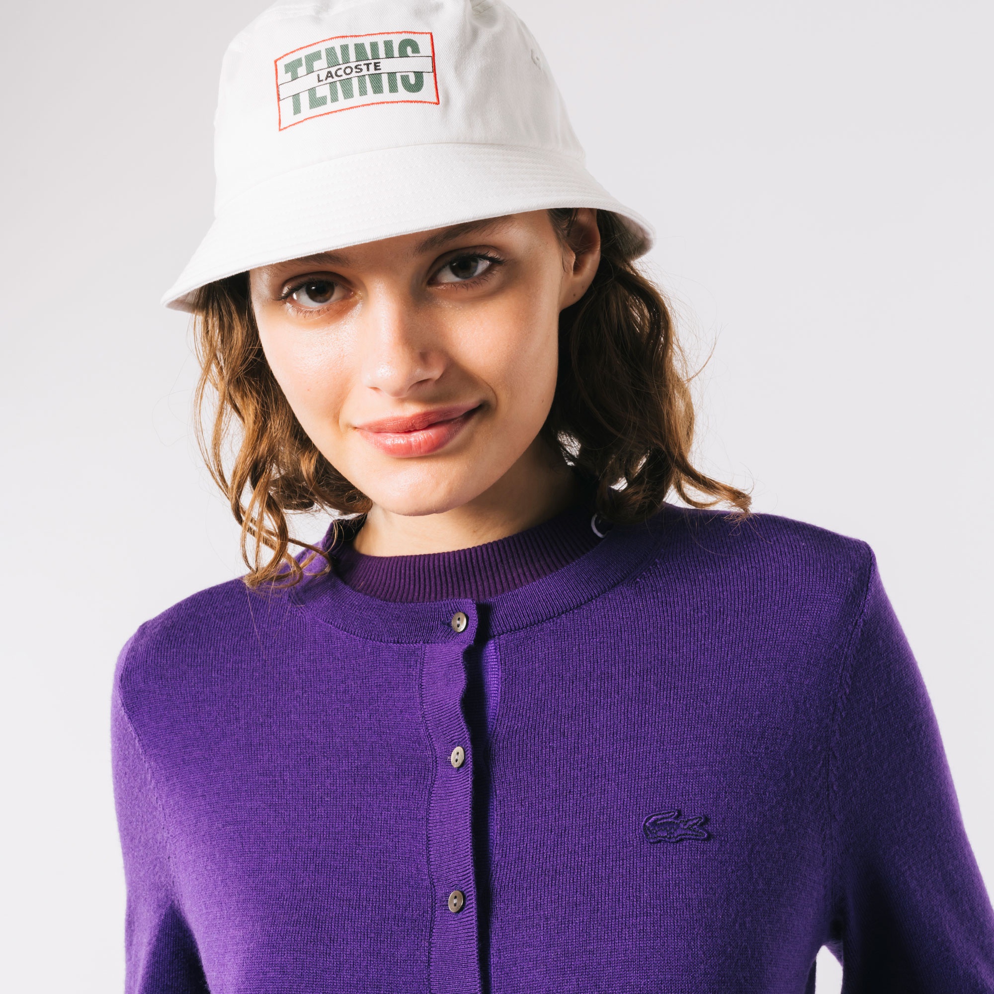 ウォッシャブルウールニットカーディガン