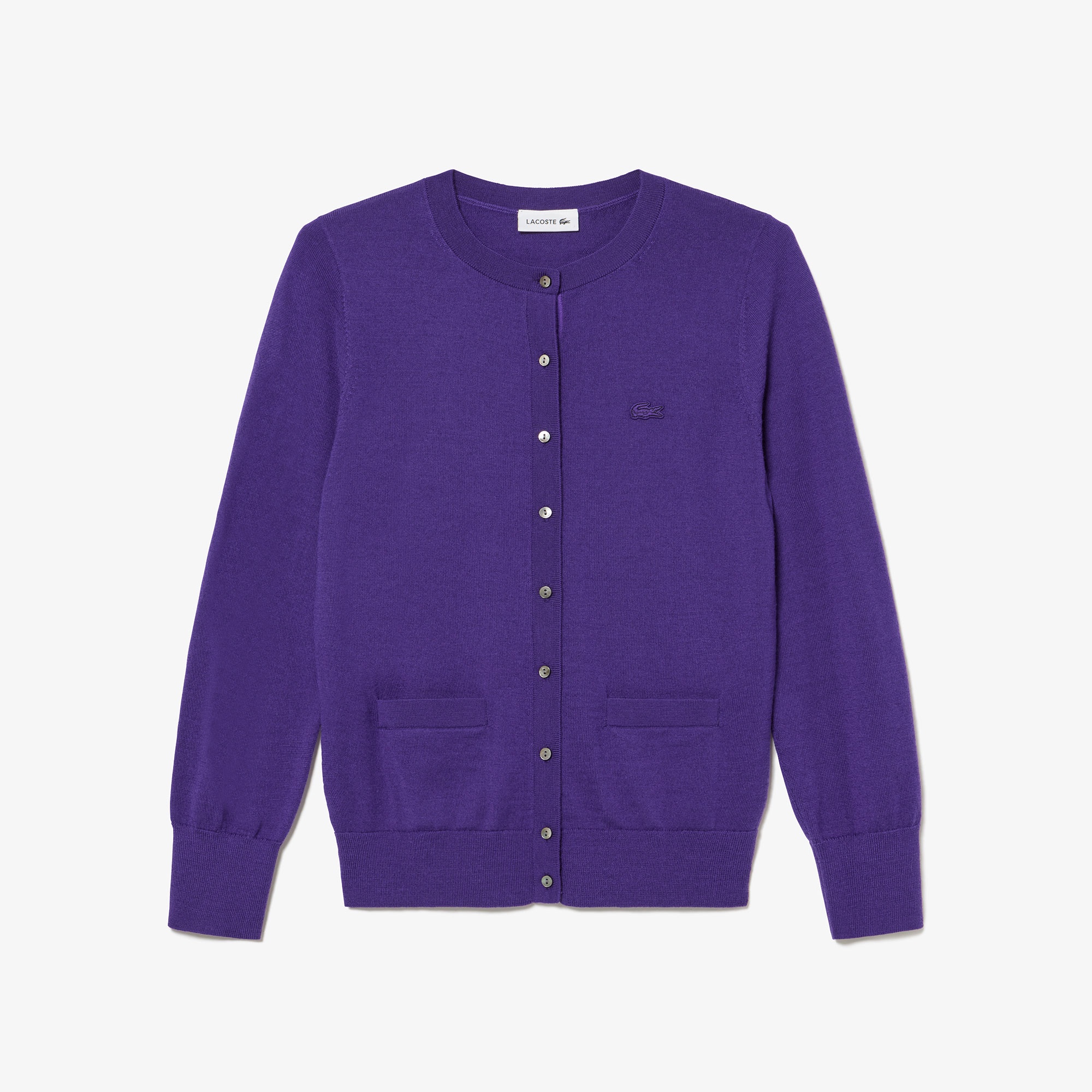 ウォッシャブルウールニットカーディガン