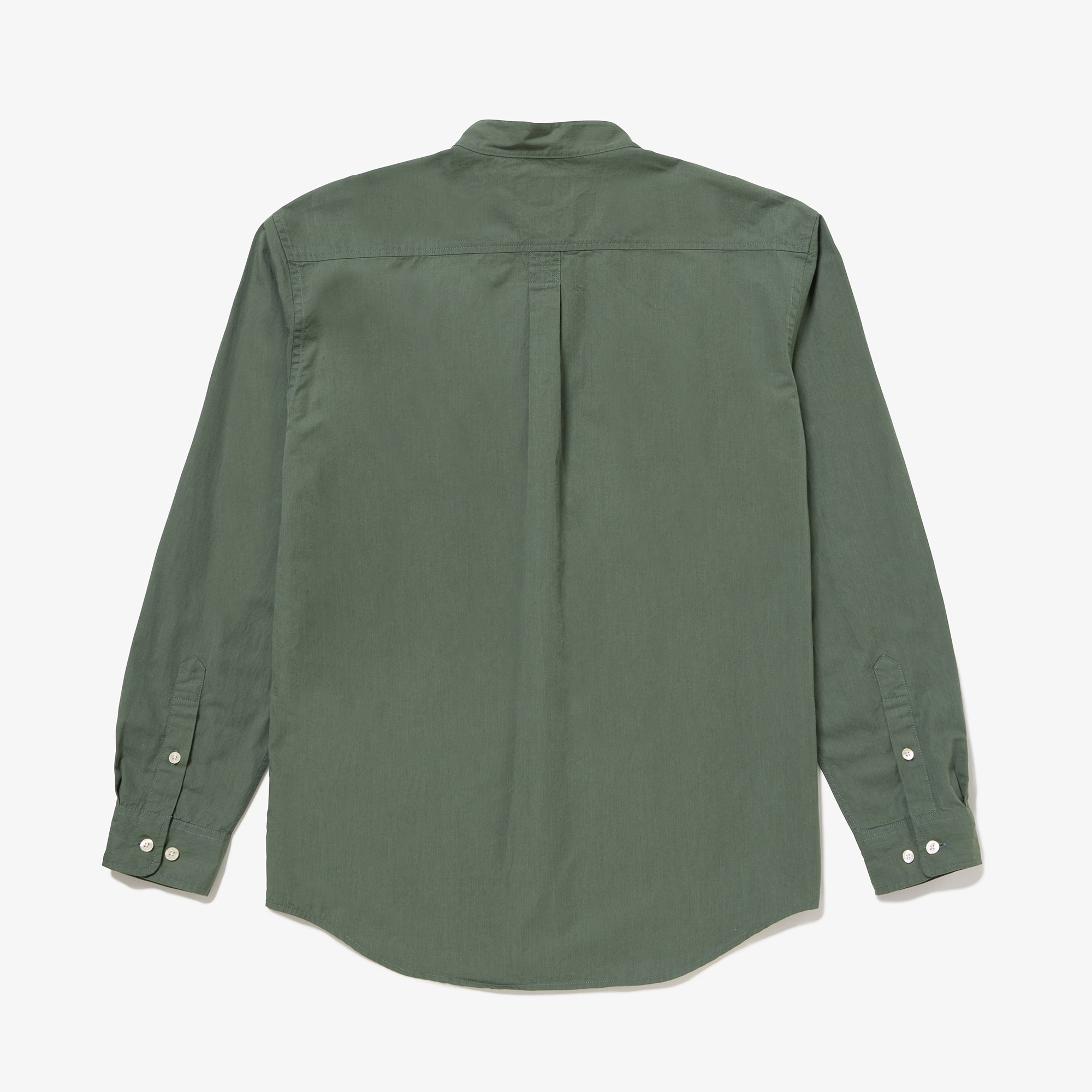 スタンドカラーシャツ