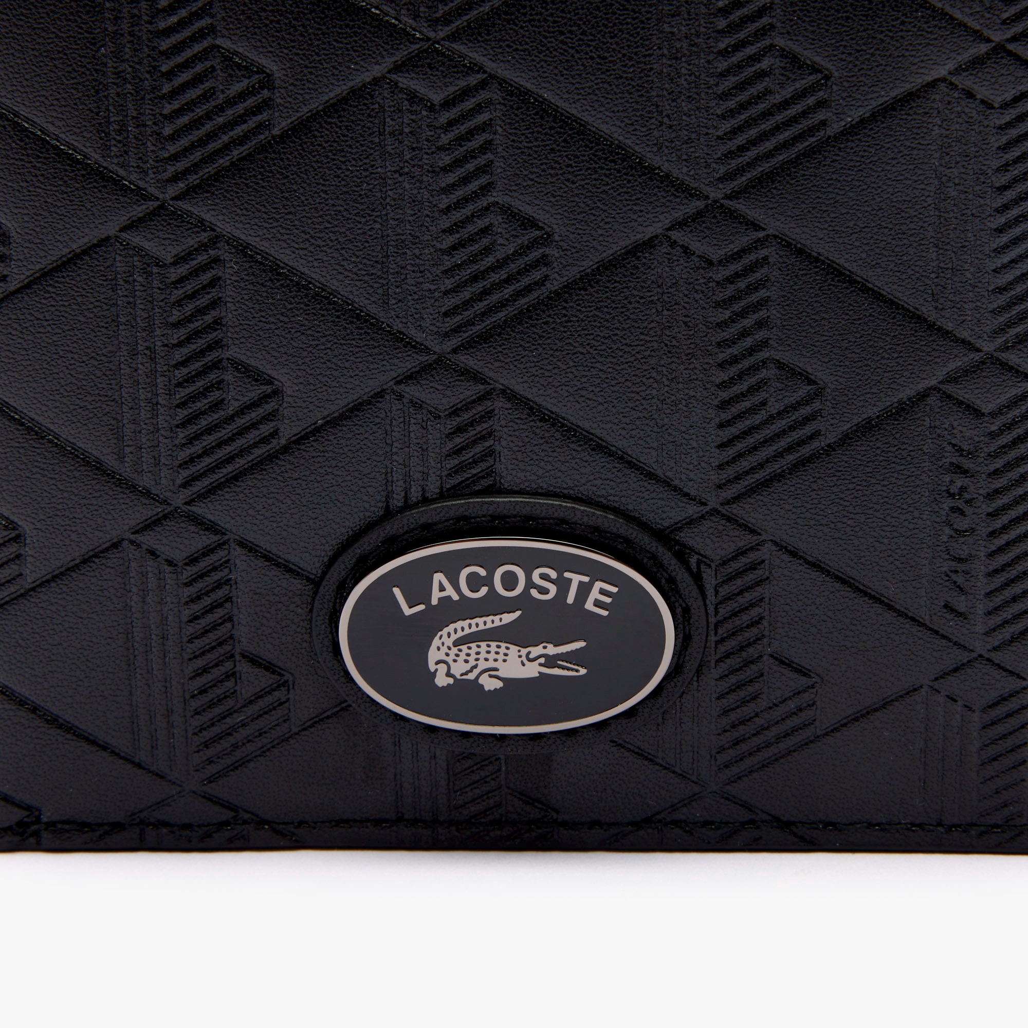 LACOSTE 新品未使用 下のみ セール】型押しロゴグラフィック ミニショルダーバッグ