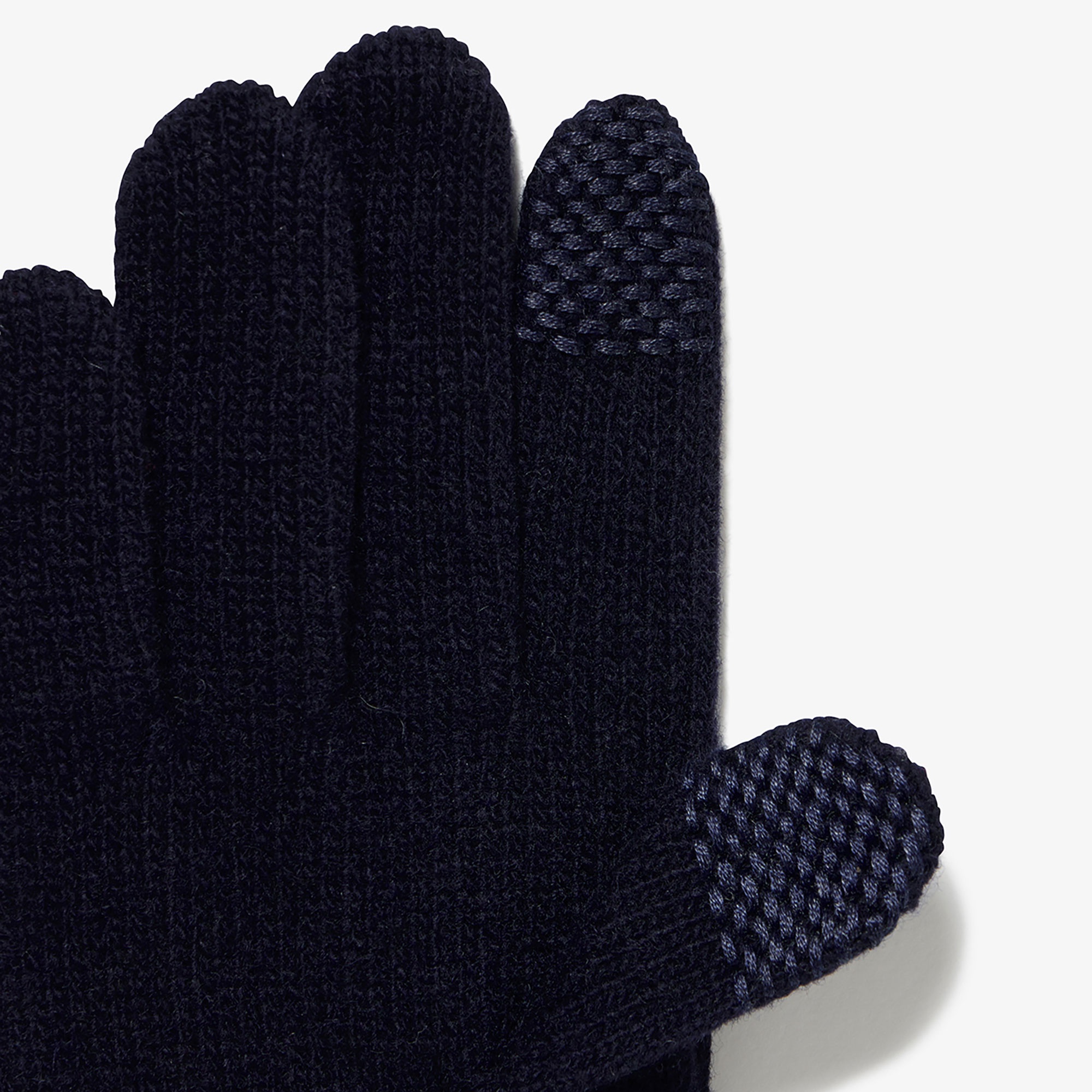 LACOSTE ラコステ　コンビネーションキルティンググローブ　元値15400円 コンビ・ニッティンググローブ RV020J - ラコステ（LACOSTE