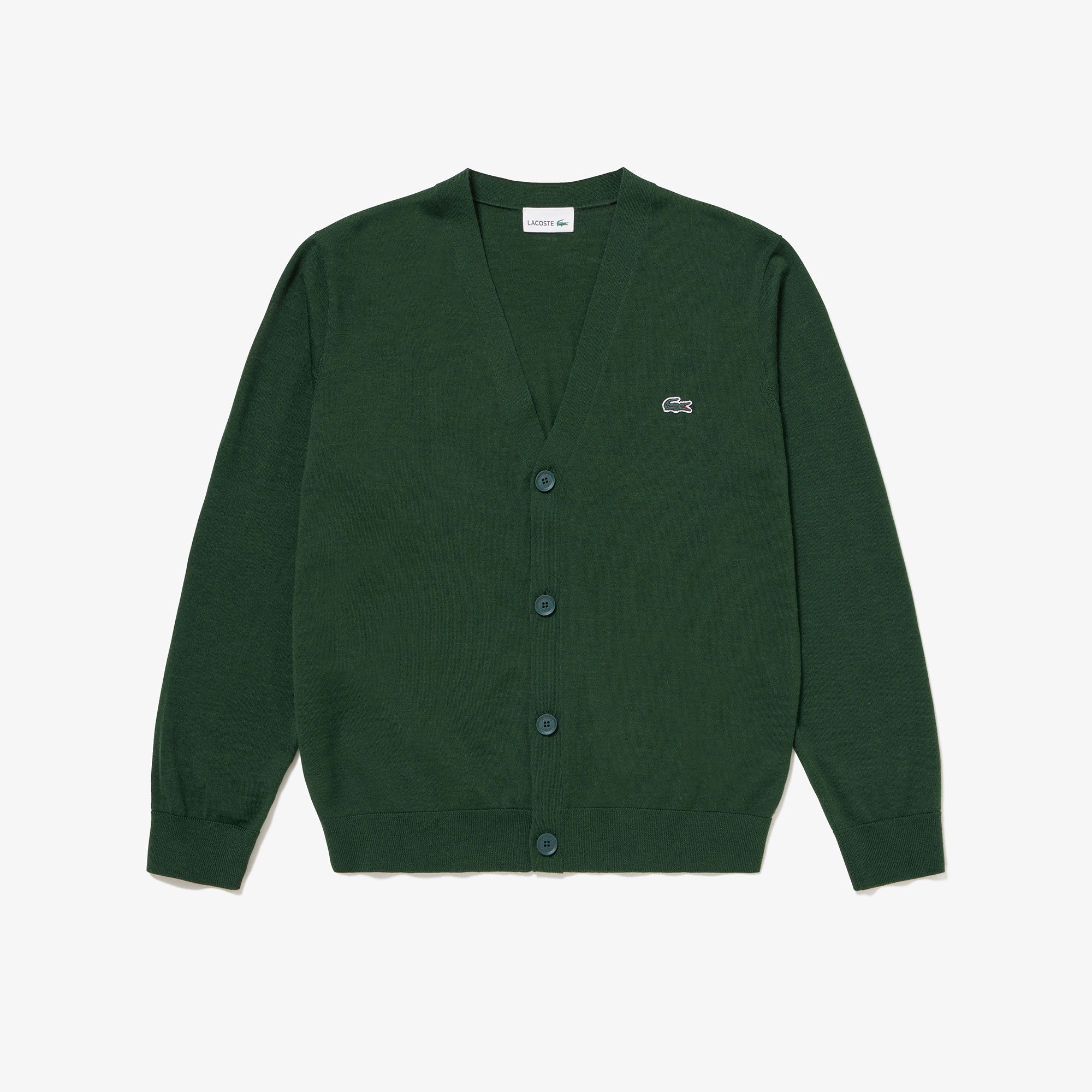 ウォッシャブルウールVネックニットカーディガン