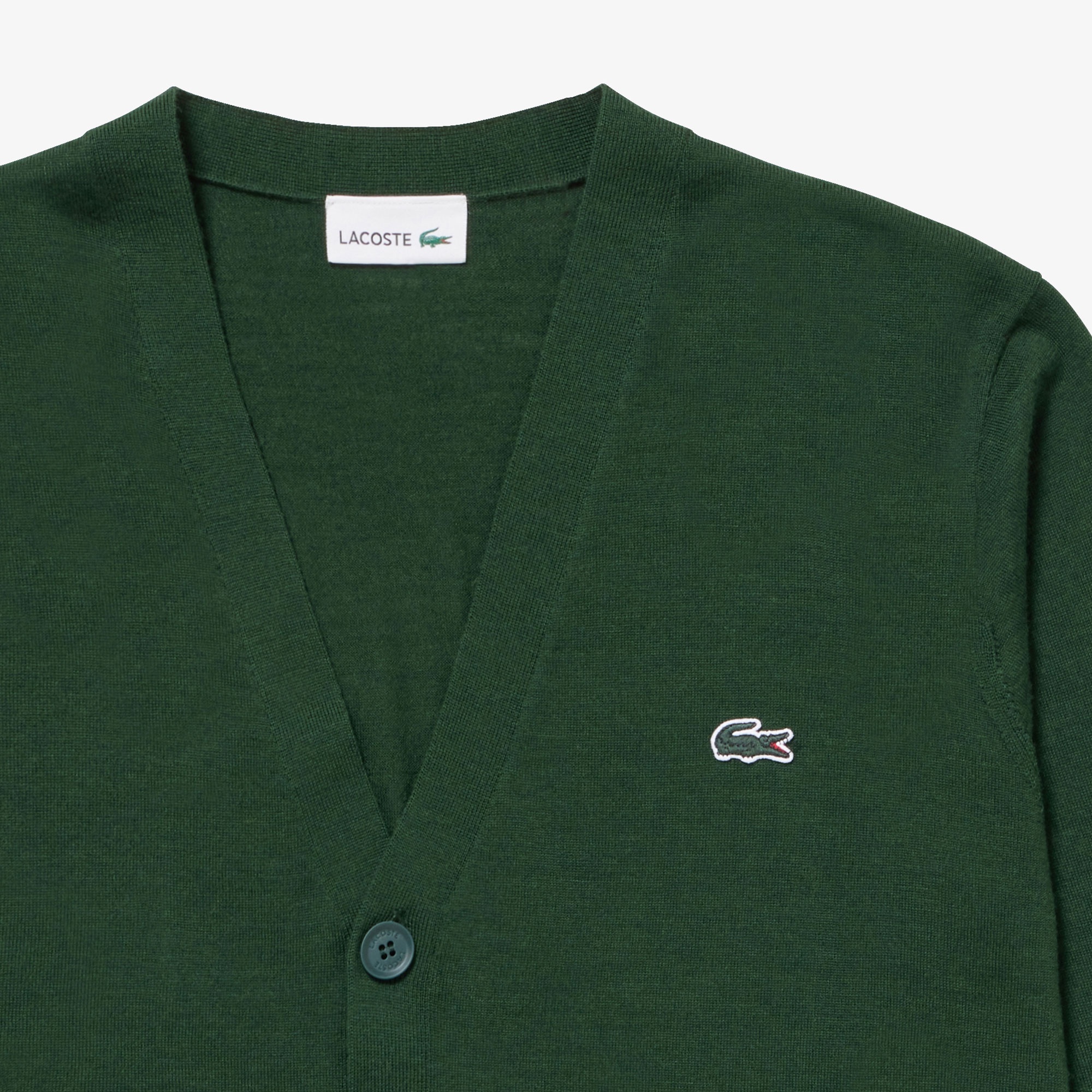 ウォッシャブルウールVネックニットカーディガン