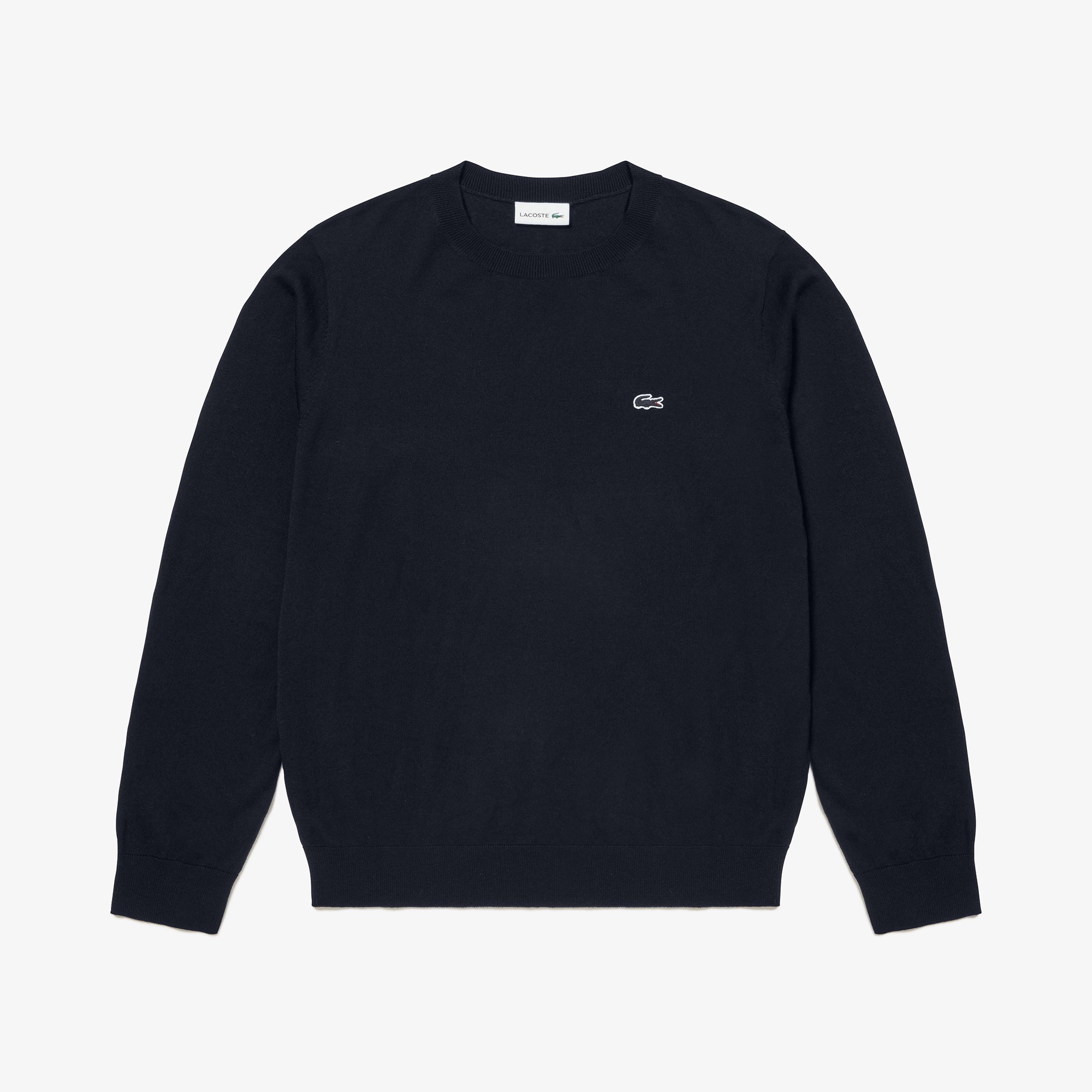 ウォッシャブルウールクルーネックニットセーター