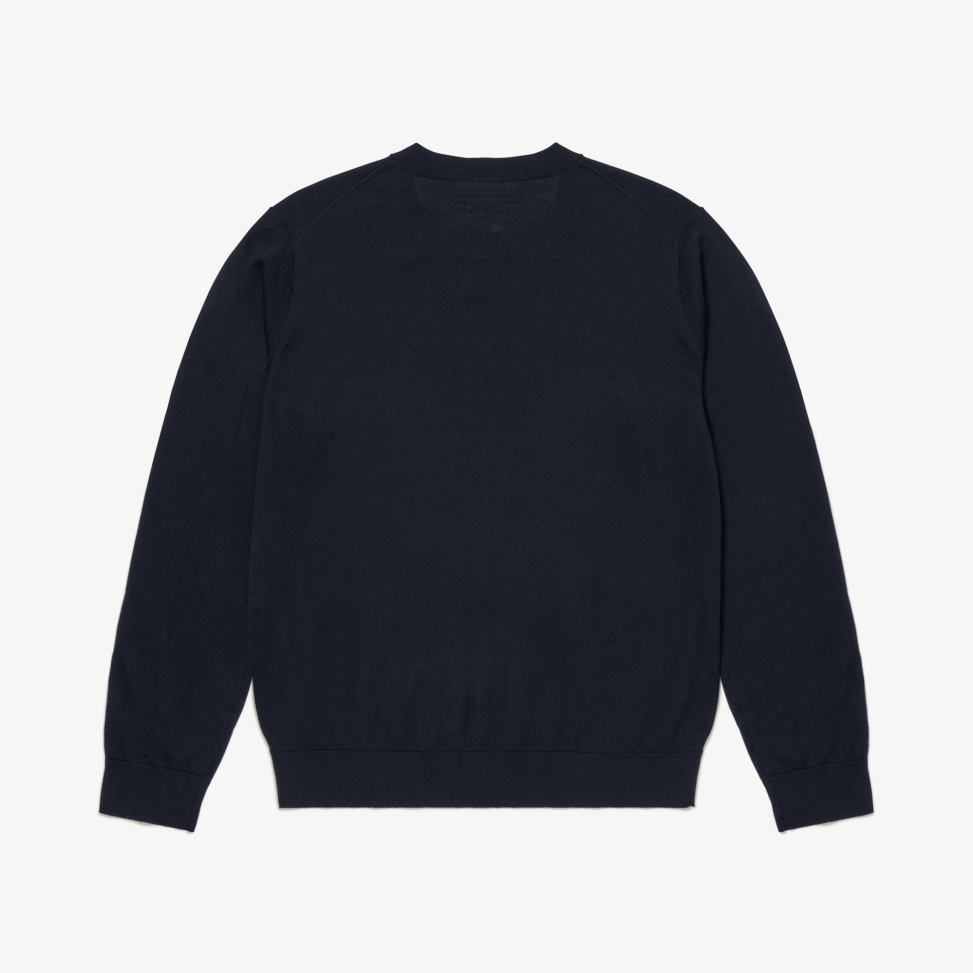 ウォッシャブルウールクルーネックニットセーター