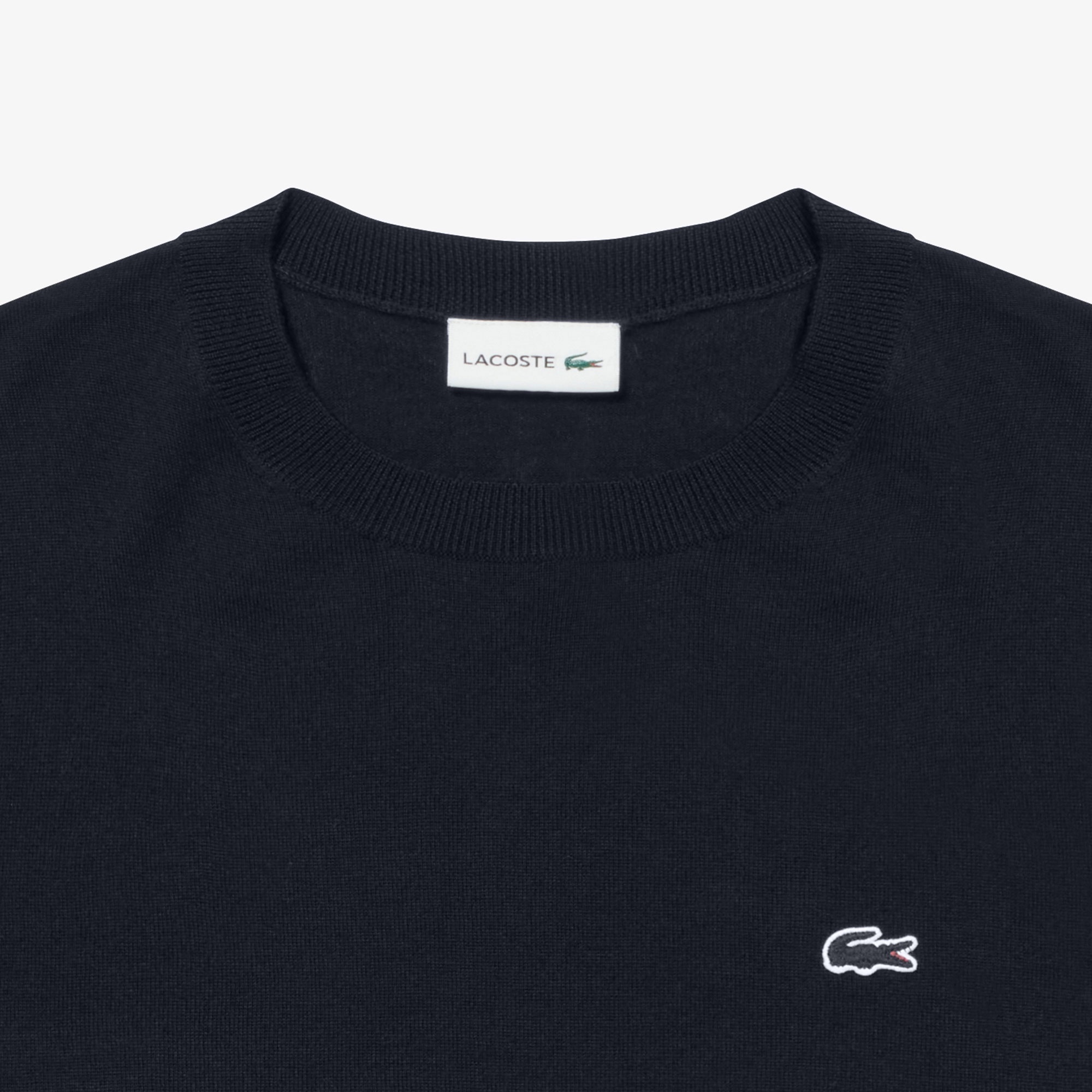 ウォッシャブルウールクルーネックニットセーター