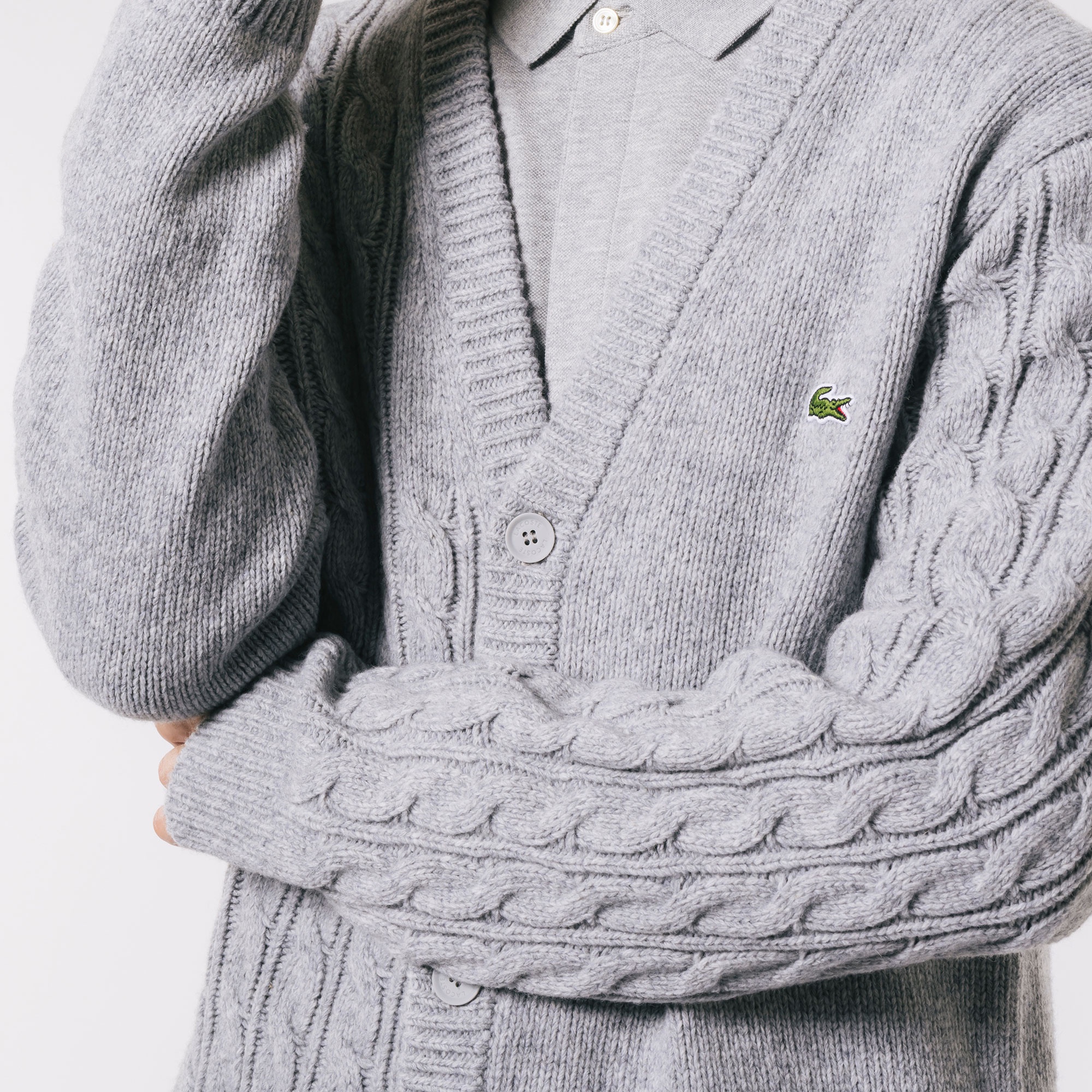 アシンメトリーVネックカーディガン