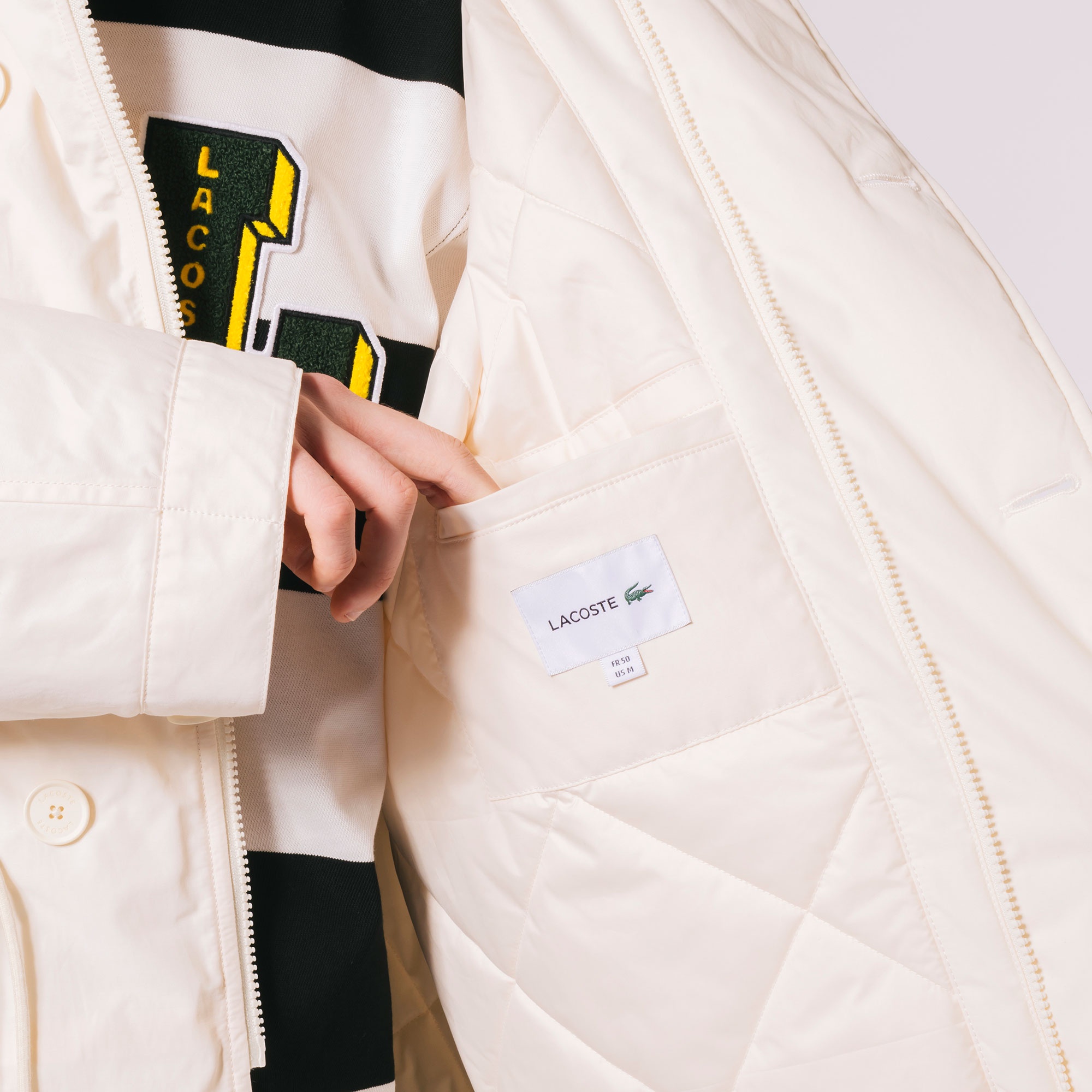 オーバーサイズミリタリーコート