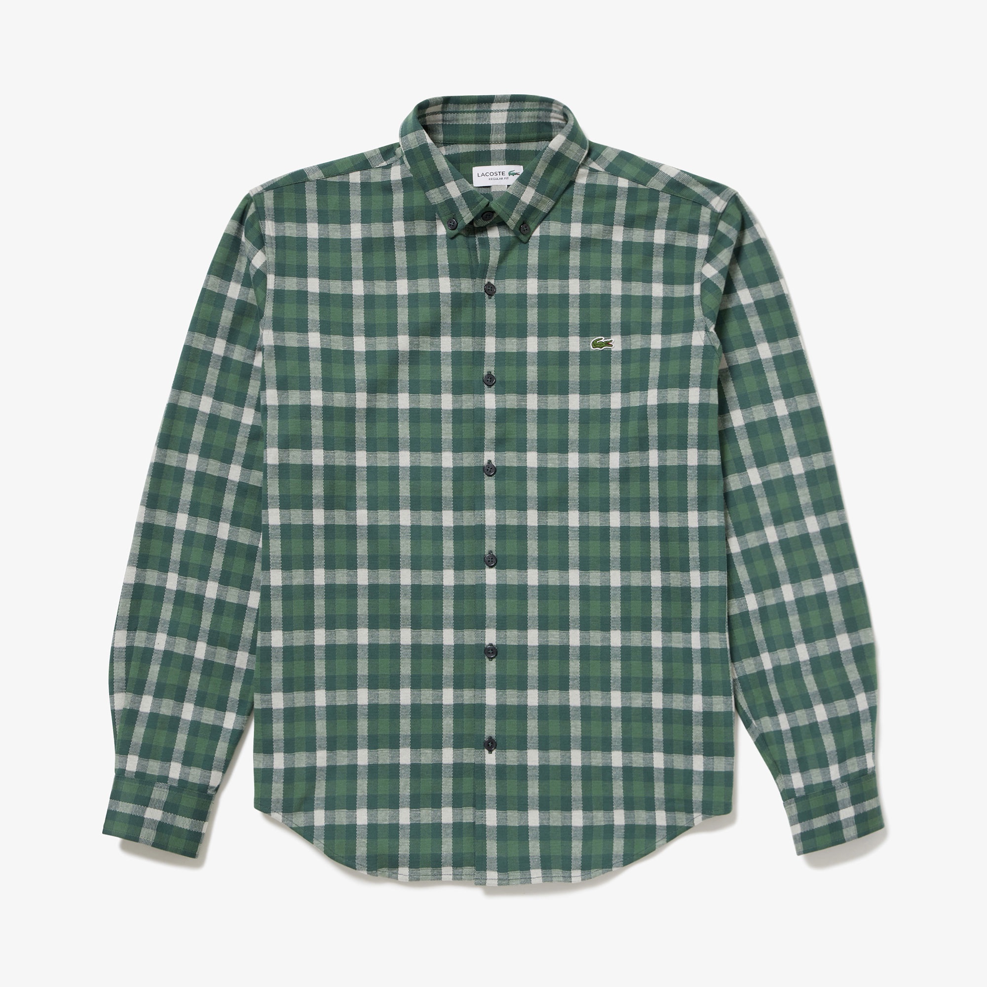 チェックジャージシャツ