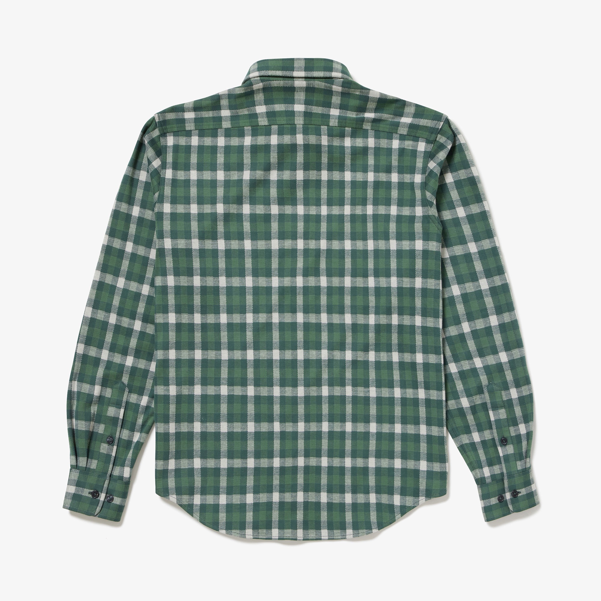 チェックジャージシャツ