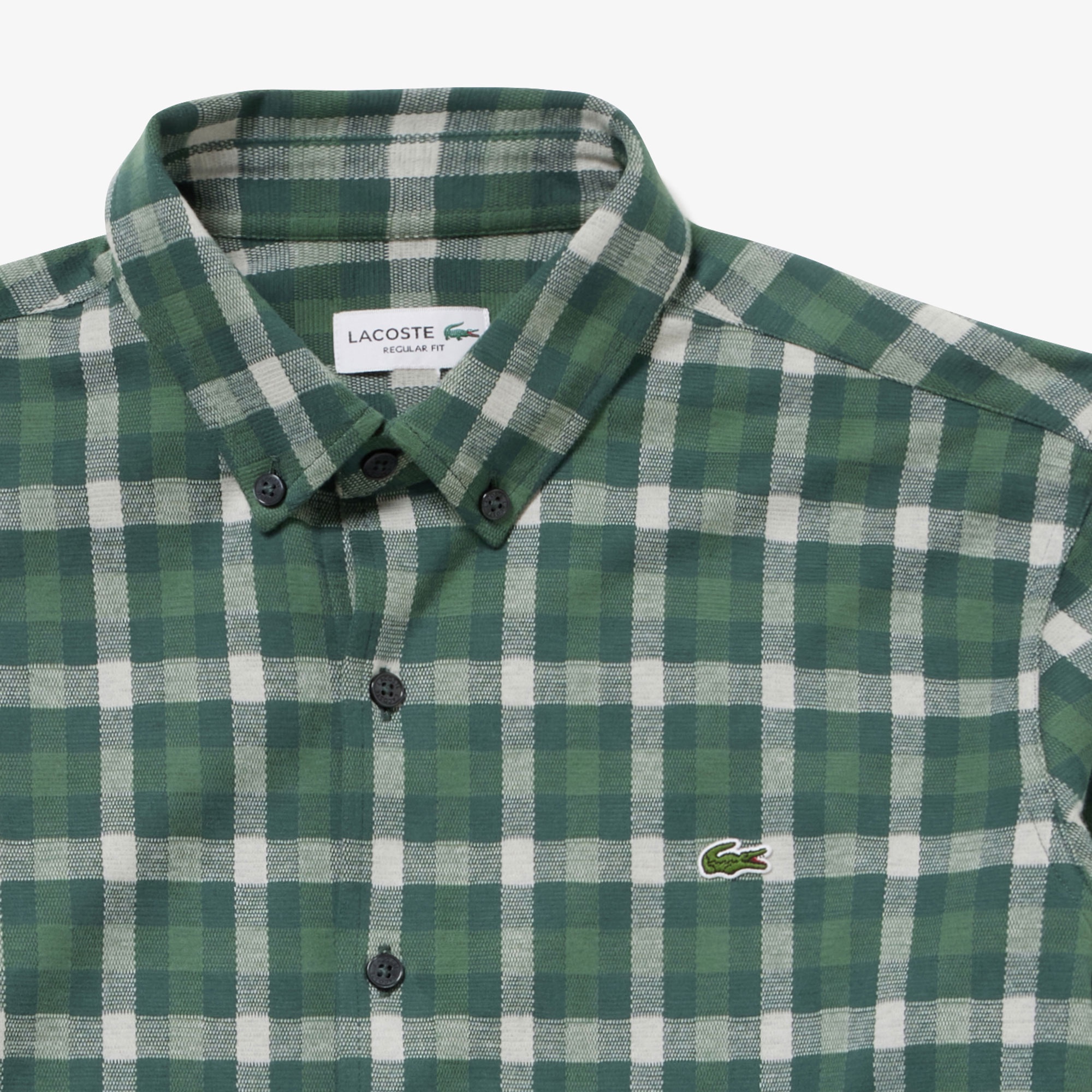 チェックジャージシャツ