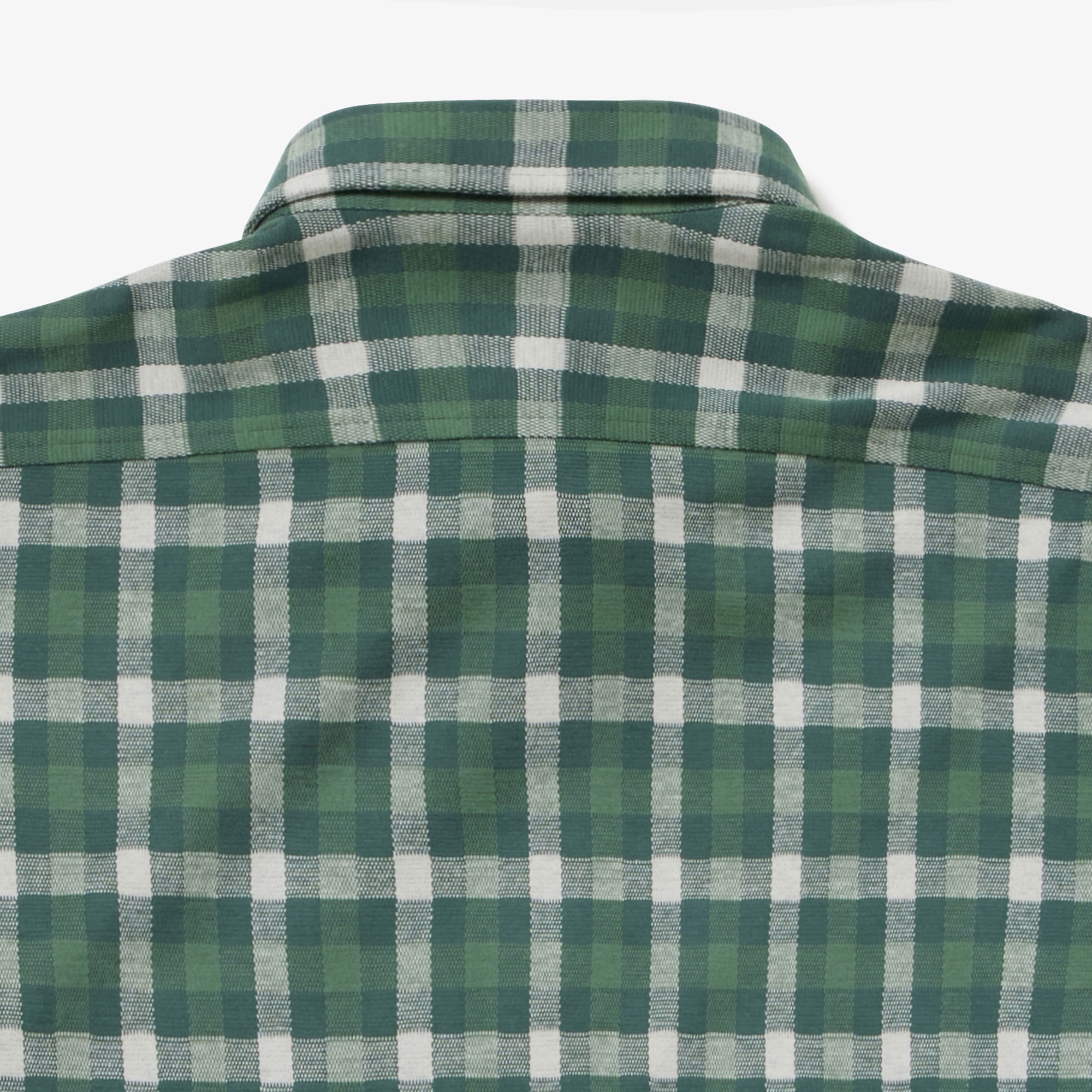 チェックジャージシャツ