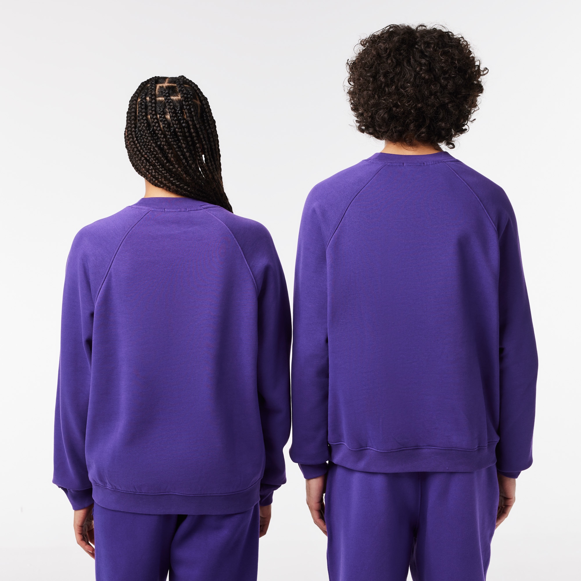 バーシティグラフィックプリントクルーネックスウェット