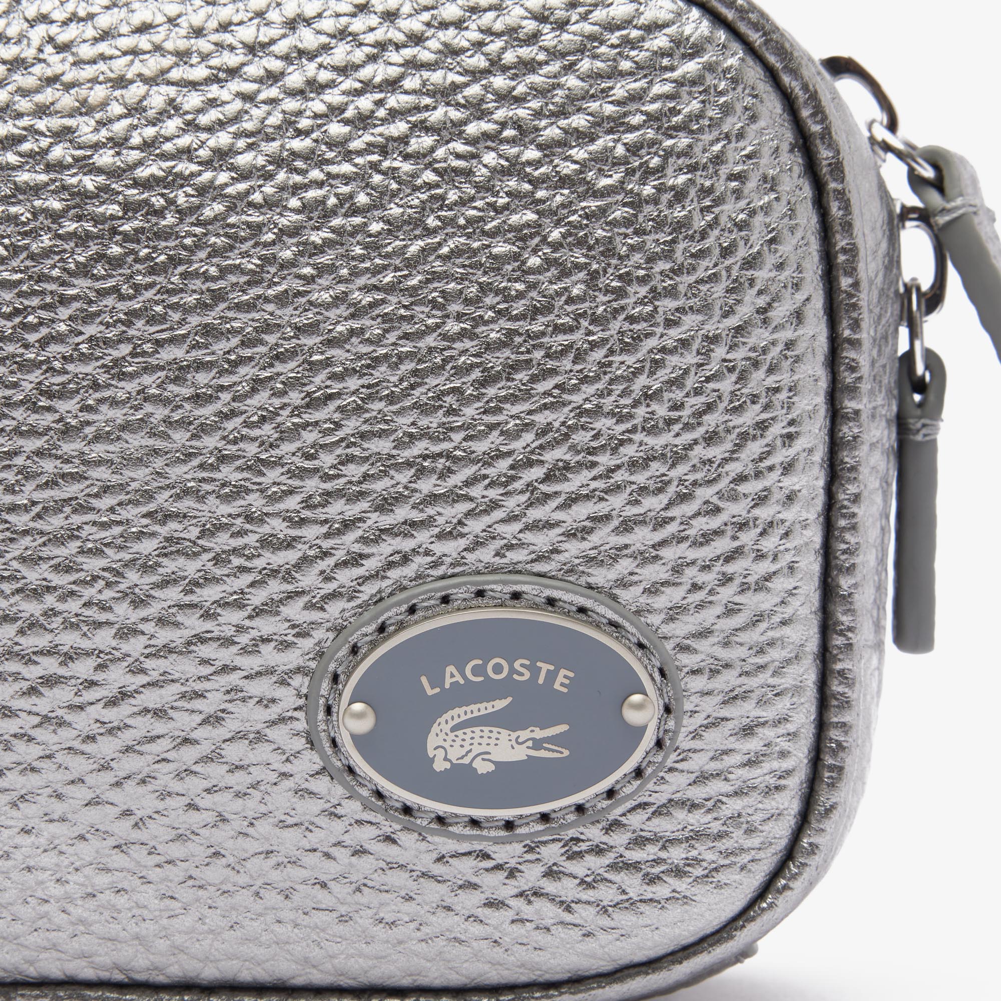 オリジンクロコ トップグレインレザースクエアショルダーバッグ