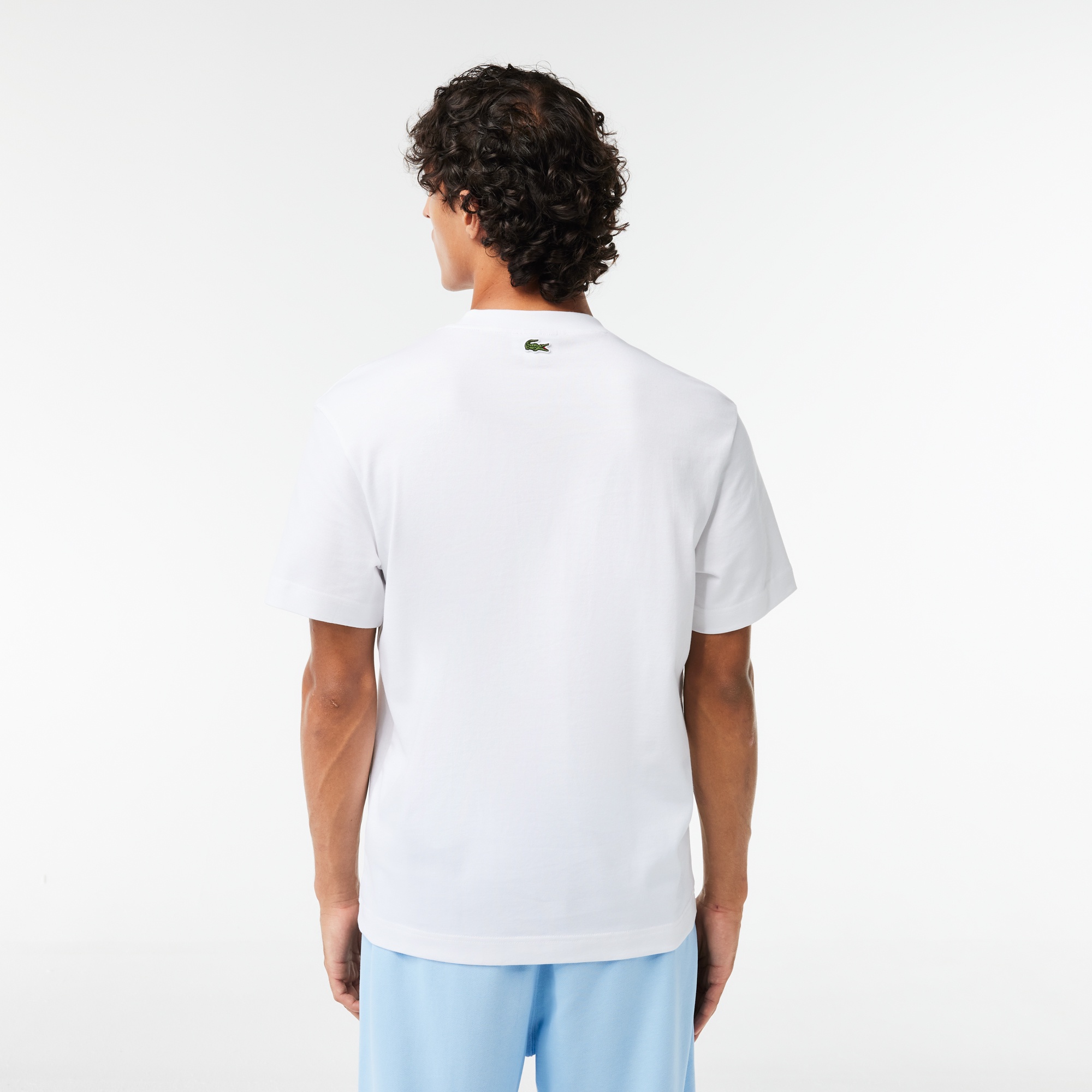スポーツタグパッチクルーネックTシャツ
