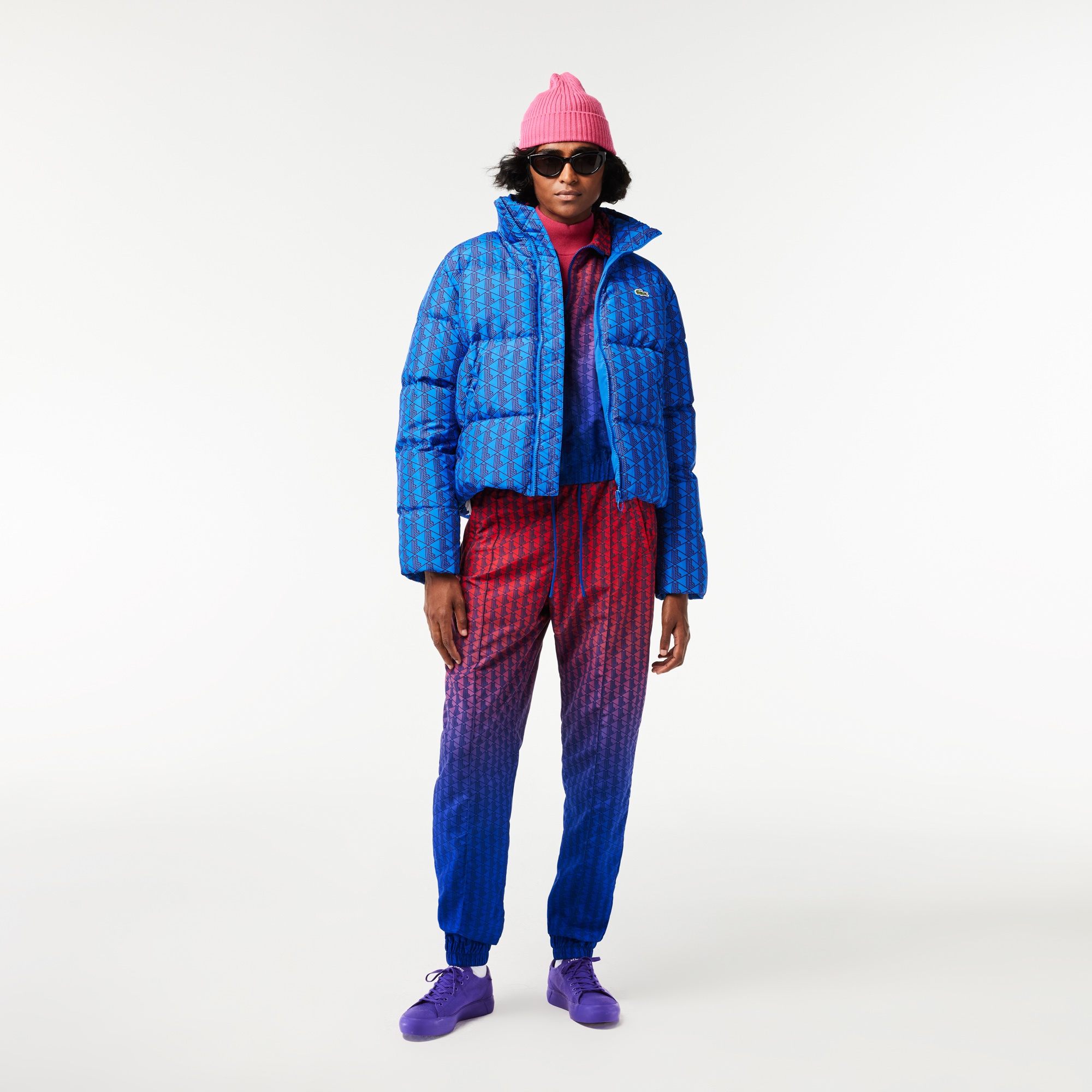 モノグラムプリントダウンジャケット