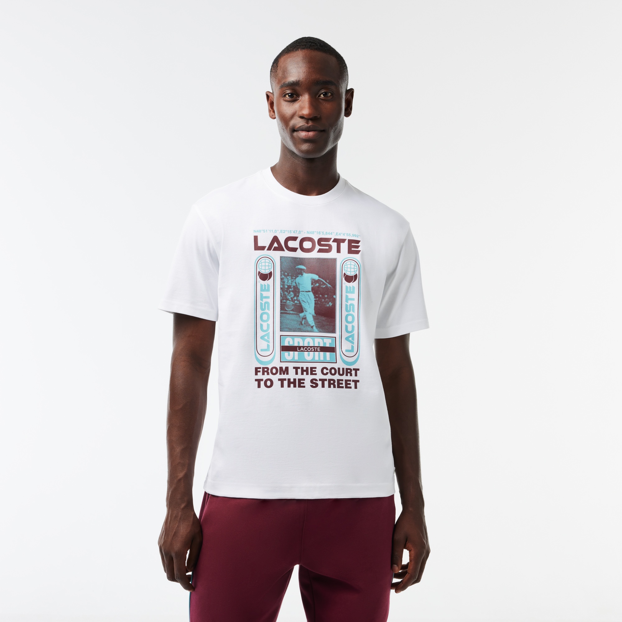 [LACOSTE] ルネ・ラコステ グラフィック パックプリントTシャツ LACOSTE｜ルネ・ラコステグラフィックパックプリントTシャツ