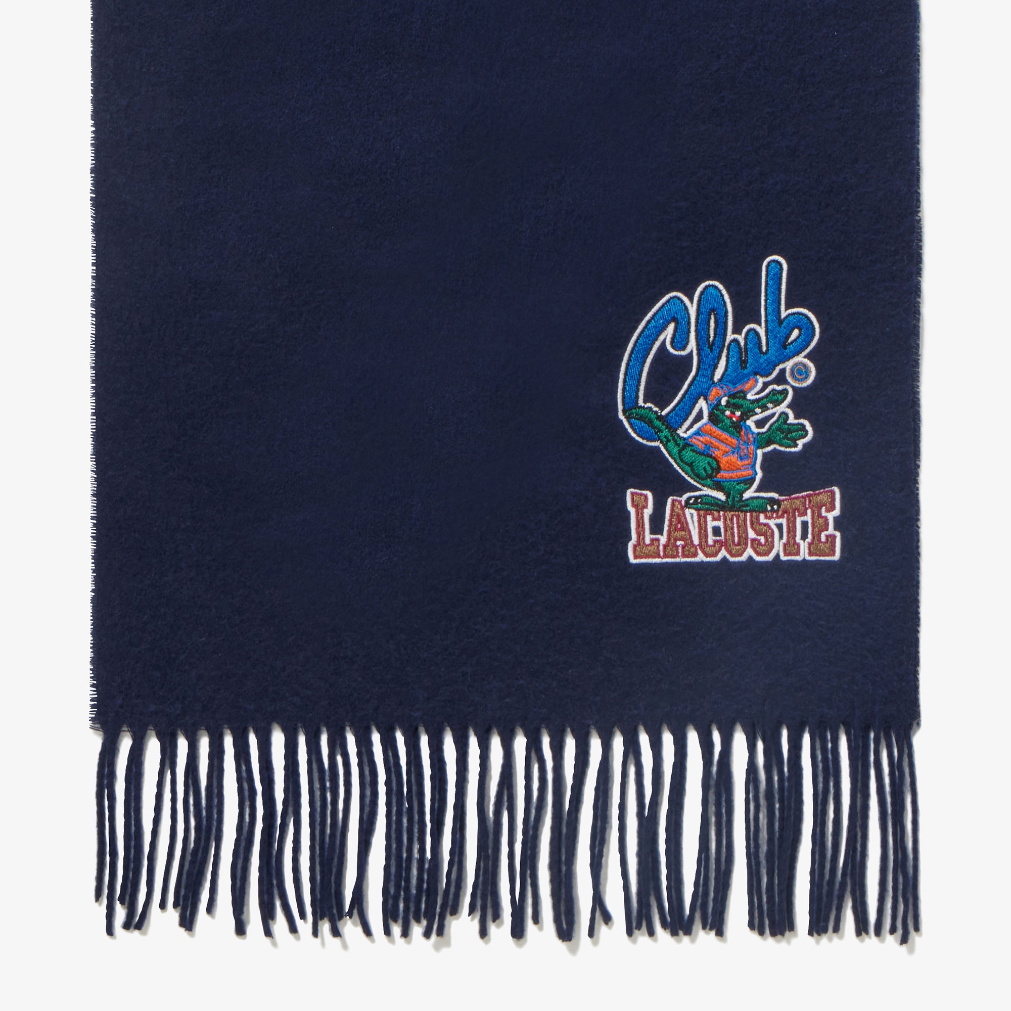 サスティナブルクラブラコステマフラー