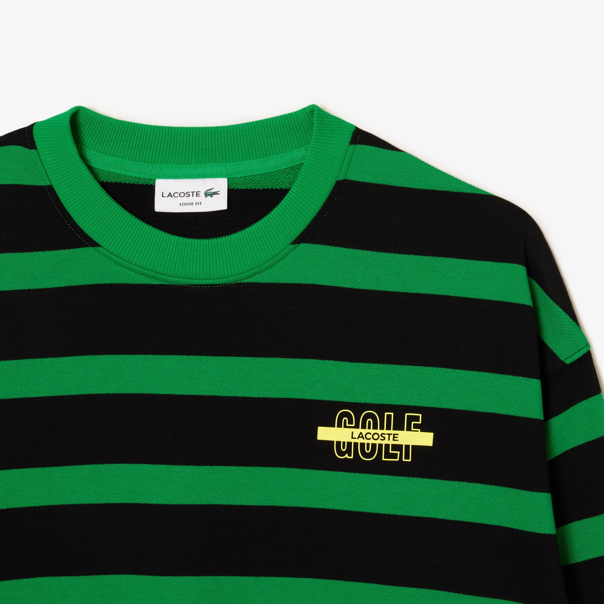 ビッグピッチボーダークルーネックスウェット