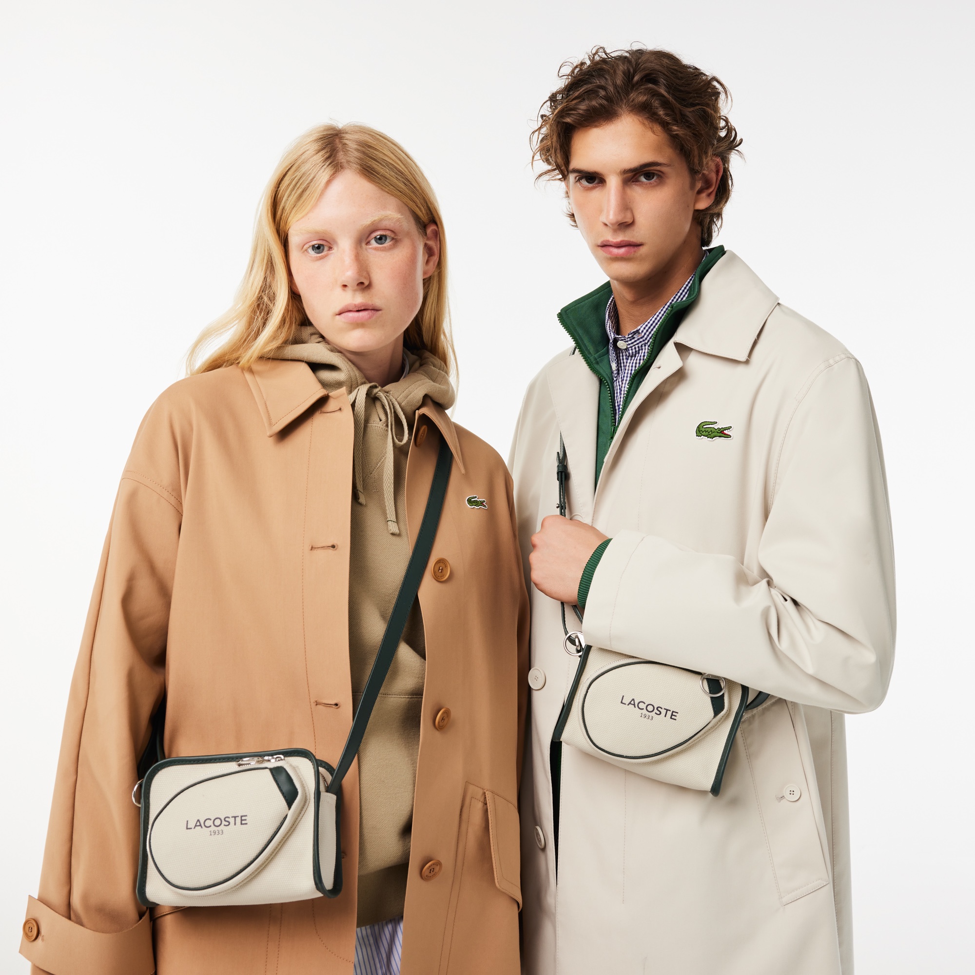 ヘリテージキャンバス テニススタイルショルダーバッグ