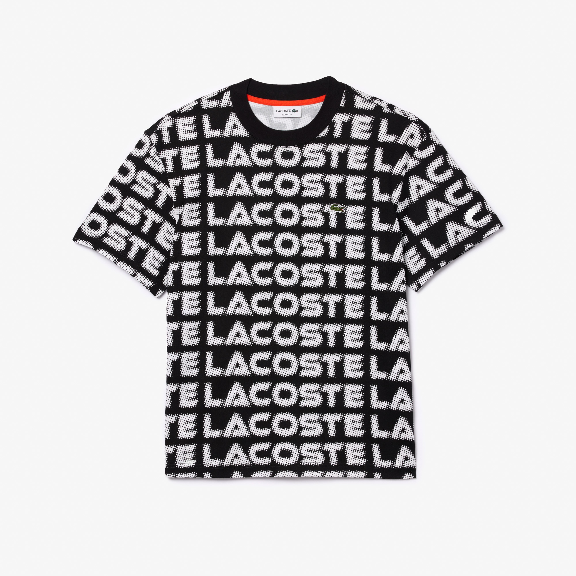 グラフィカルブランドネーム総柄Tシャツ