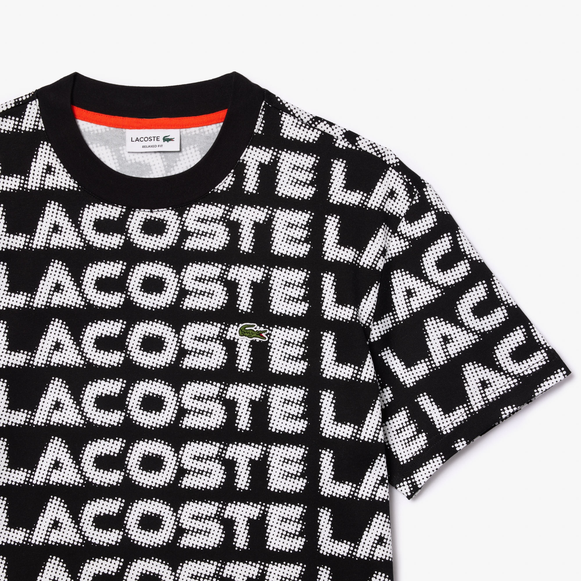 グラフィカルブランドネーム総柄Tシャツ