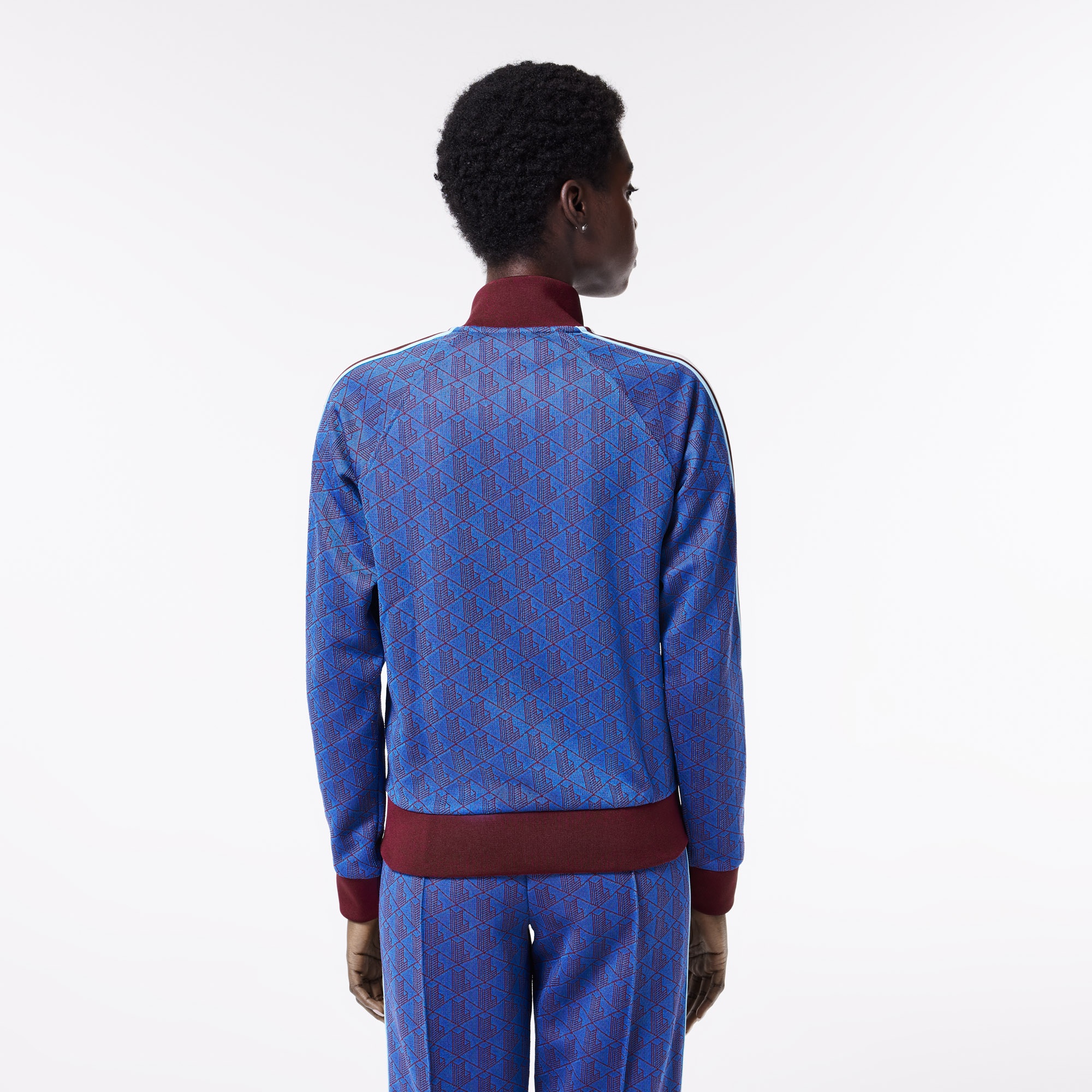 モノグラムジャカードトラックジャケット