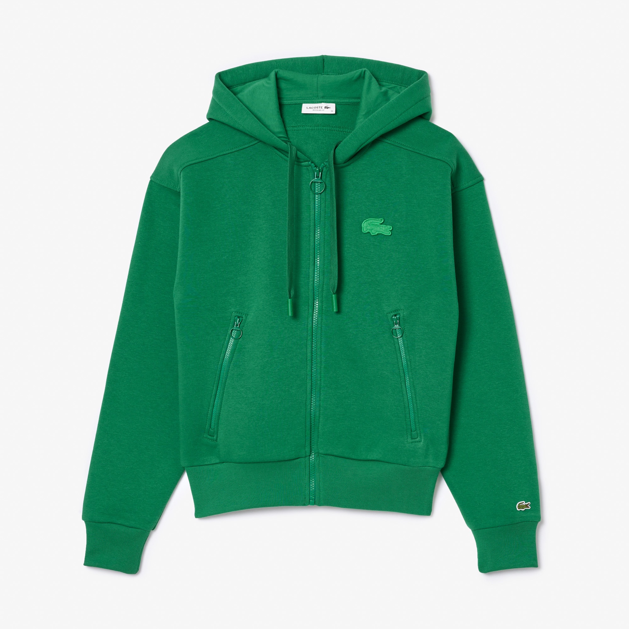 ワントーンジップスウェットフーディー