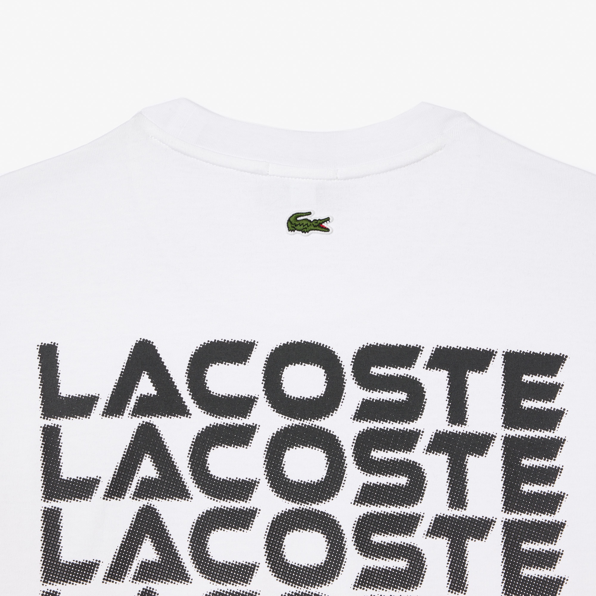 グラデーションブランドネームロゴプリントロングスリーブTシャツ