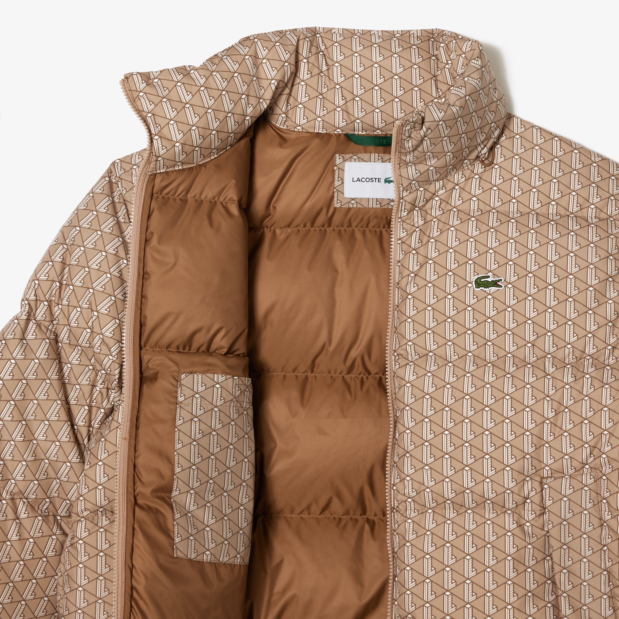 モノグラムプリントダウンジャケット