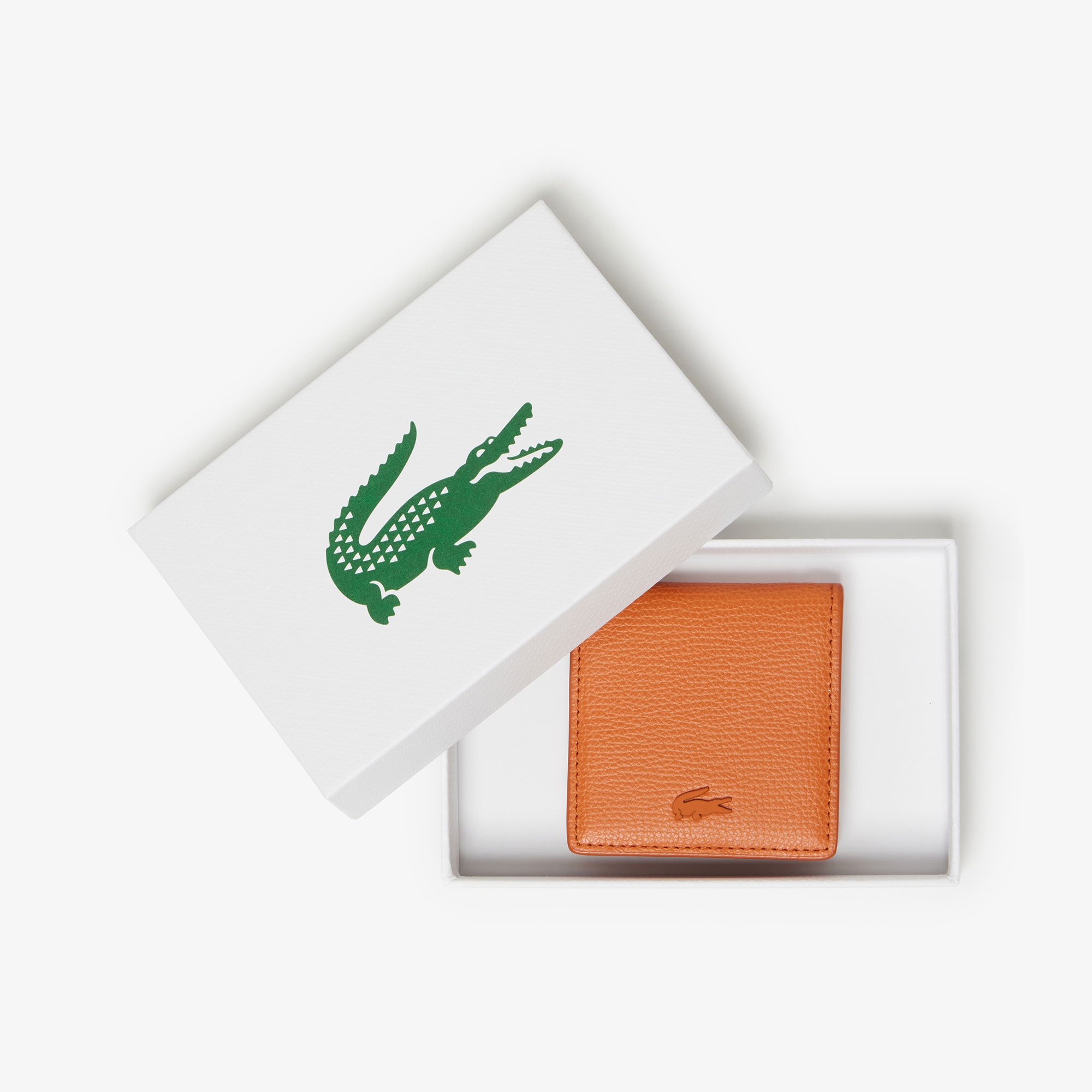 ラコステ LACOSTE ステッカープリント3つ折りコインケース