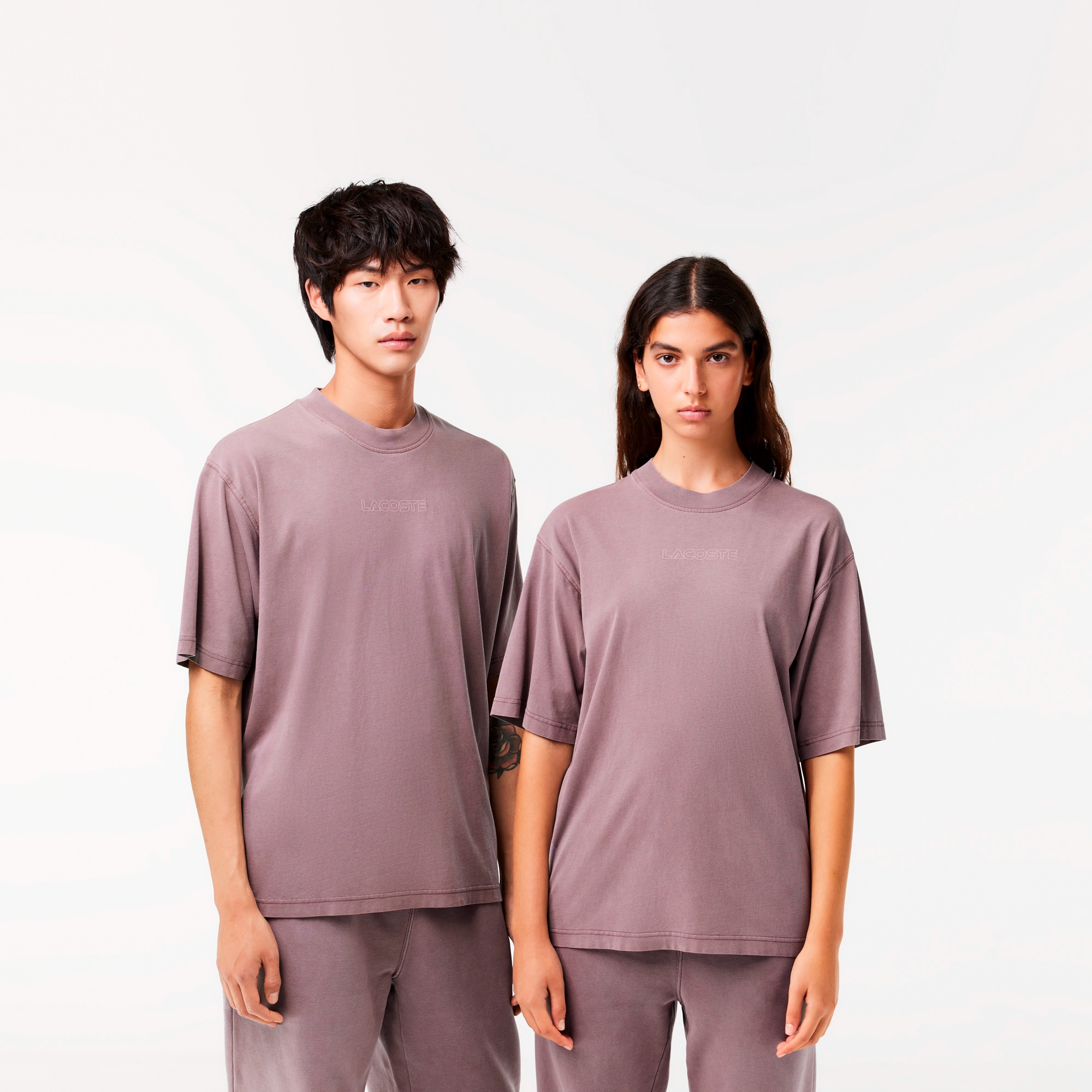 ナチュラルダイクルーネックTシャツ TH3446 - ラコステ（LACOSTE
