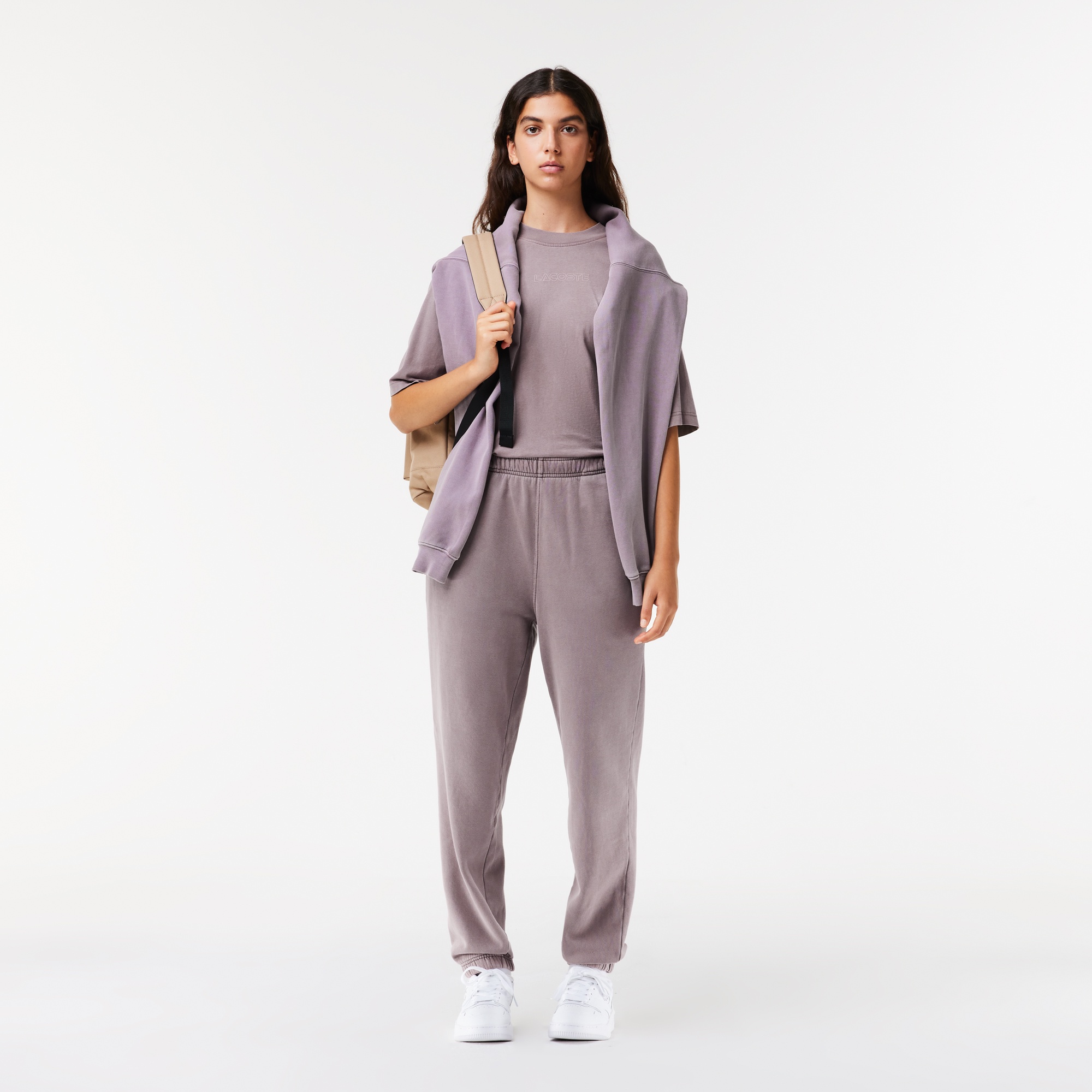 ナチュラルダイスウェットトラックパンツ