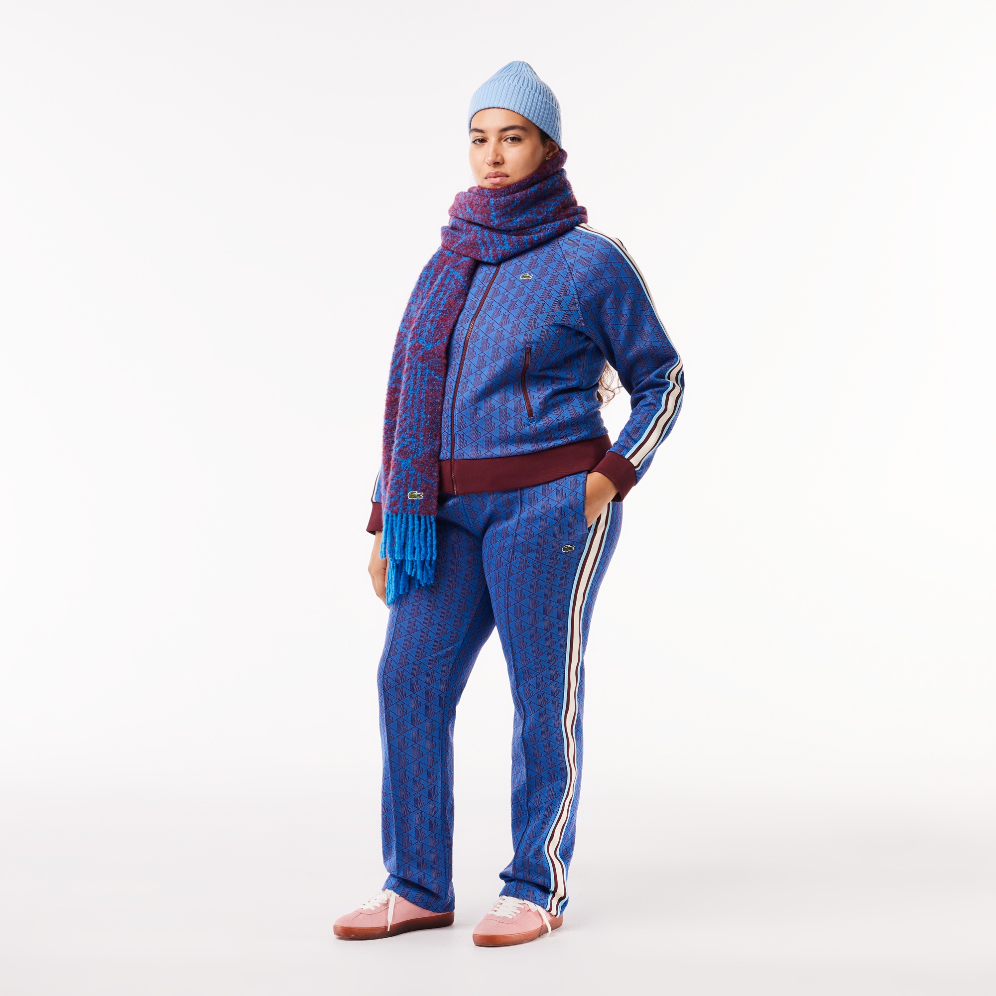 モノグラムジャカードトラックジャケット