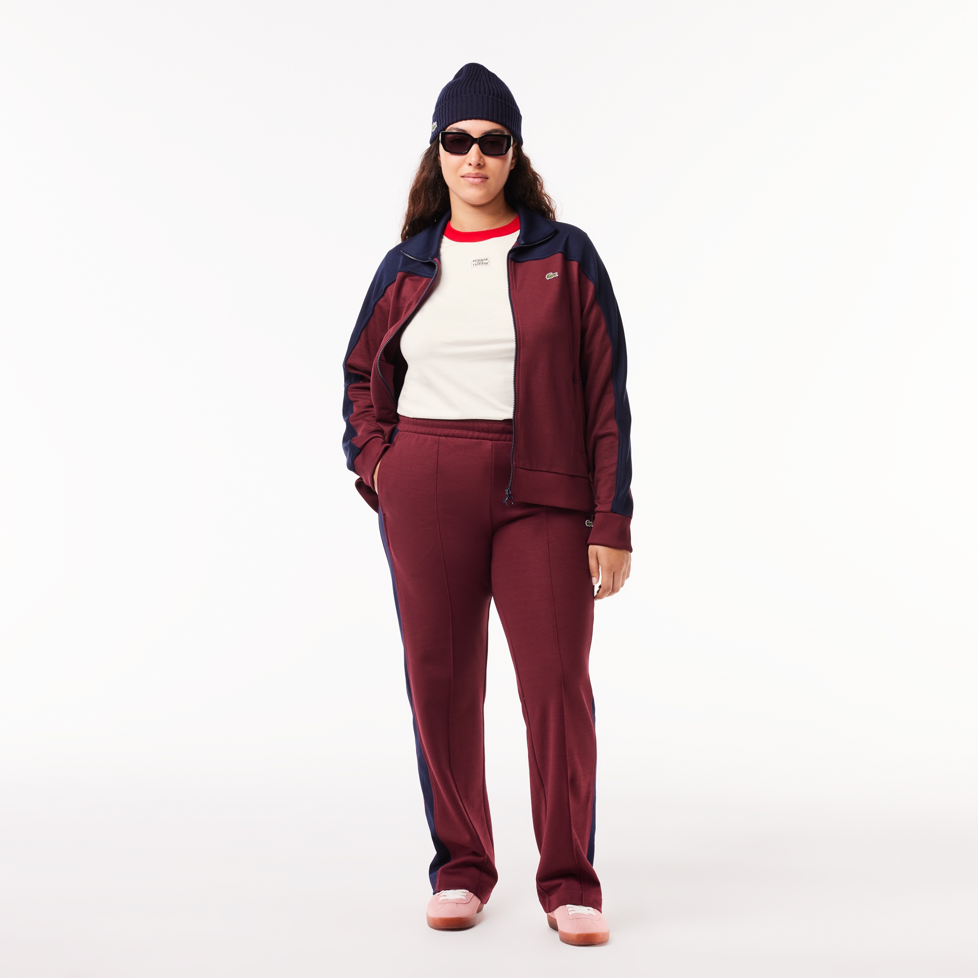 ラコステテニストリムTシャツ